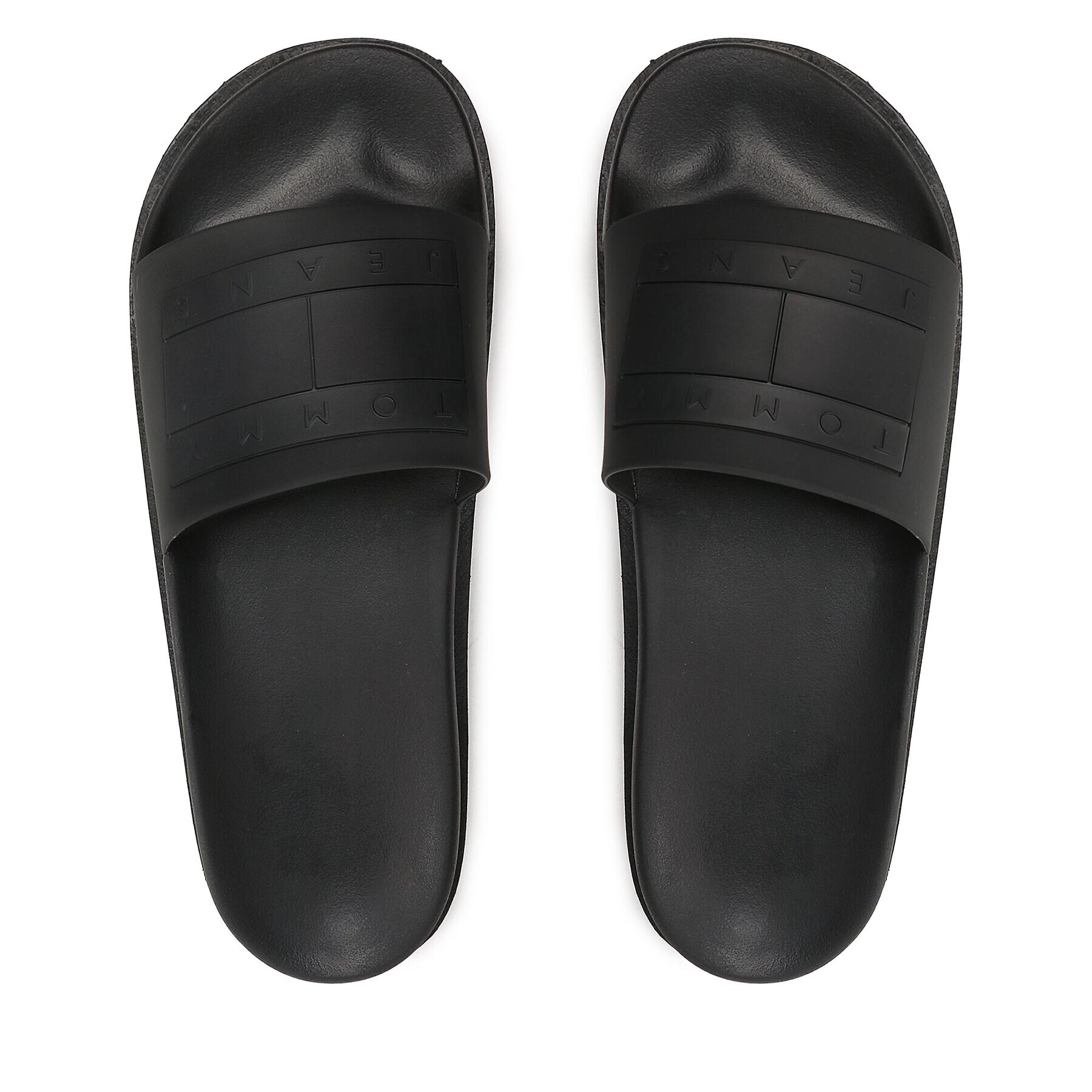 Tommy Jeans Șlapi Cleated Pool Slide EM0EM01238 Negru - Pled.ro