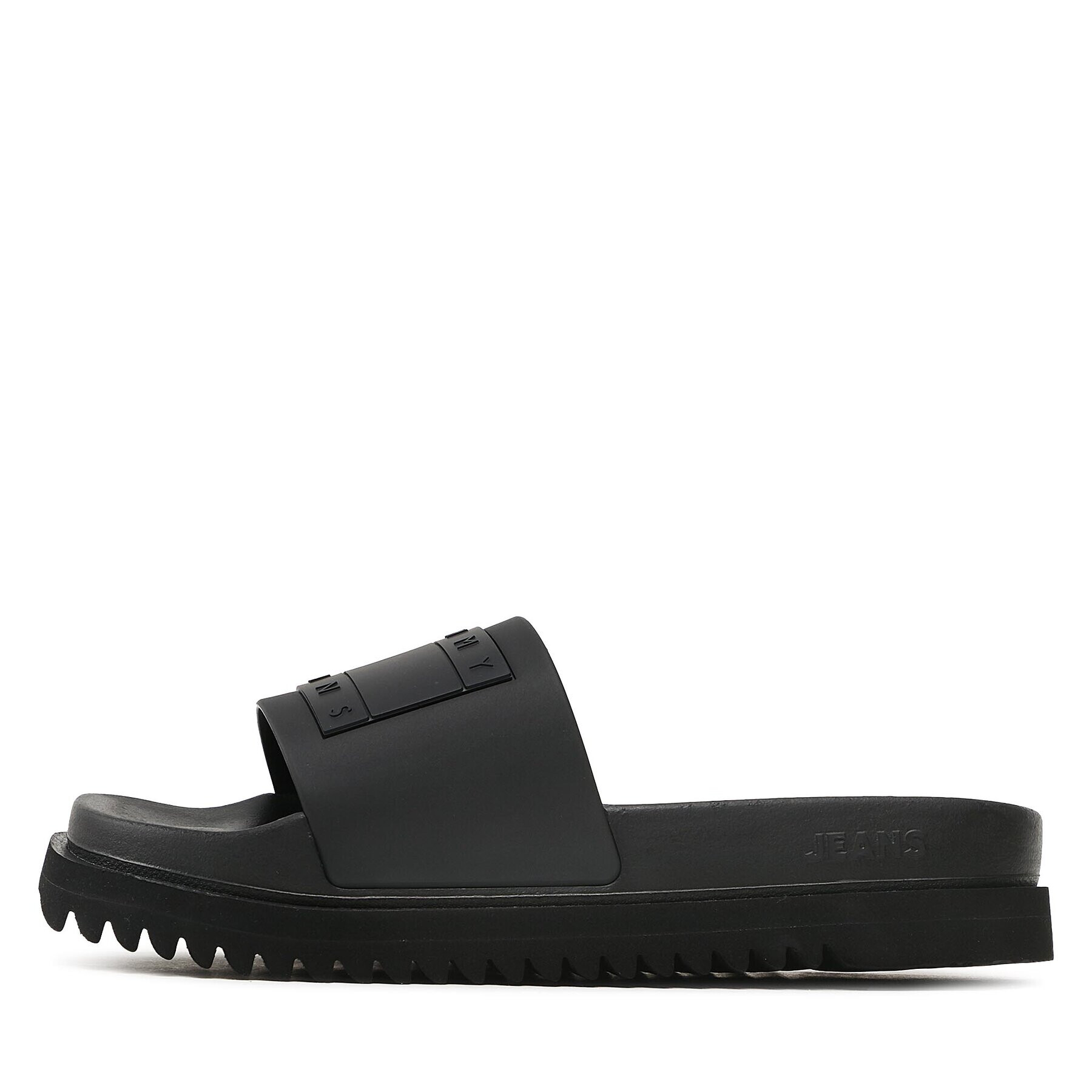 Tommy Jeans Șlapi Cleated Pool Slide EM0EM01238 Negru - Pled.ro