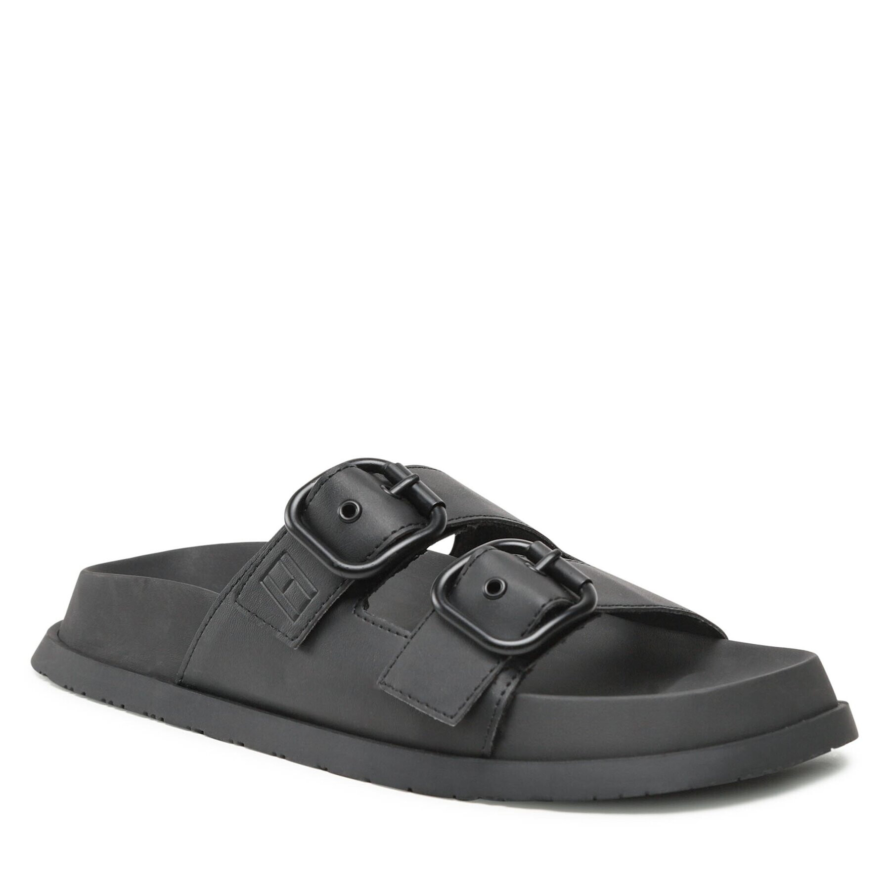 Tommy Jeans Șlapi Fancy Sandal EN0EN02136 Negru - Pled.ro