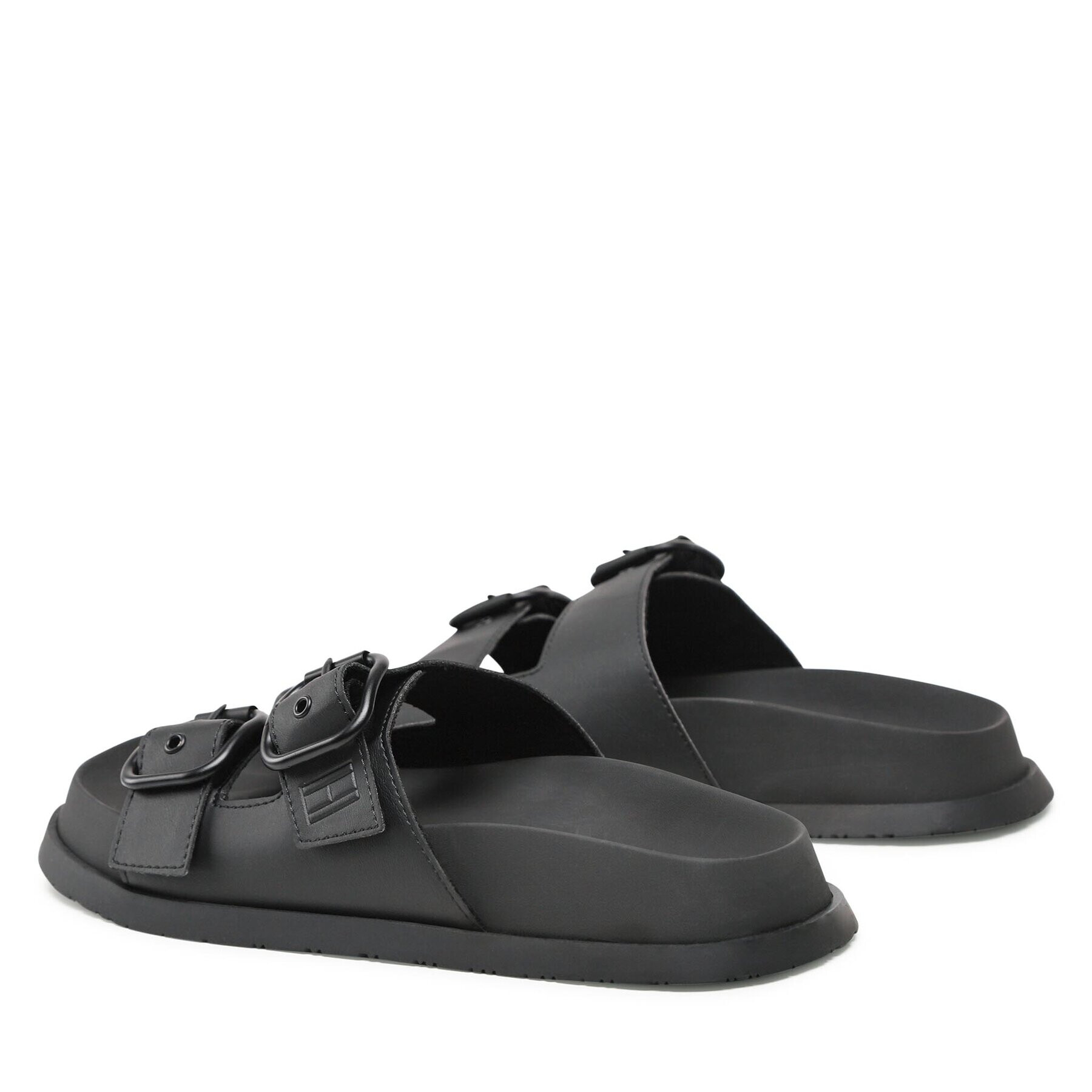 Tommy Jeans Șlapi Fancy Sandal EN0EN02136 Negru - Pled.ro