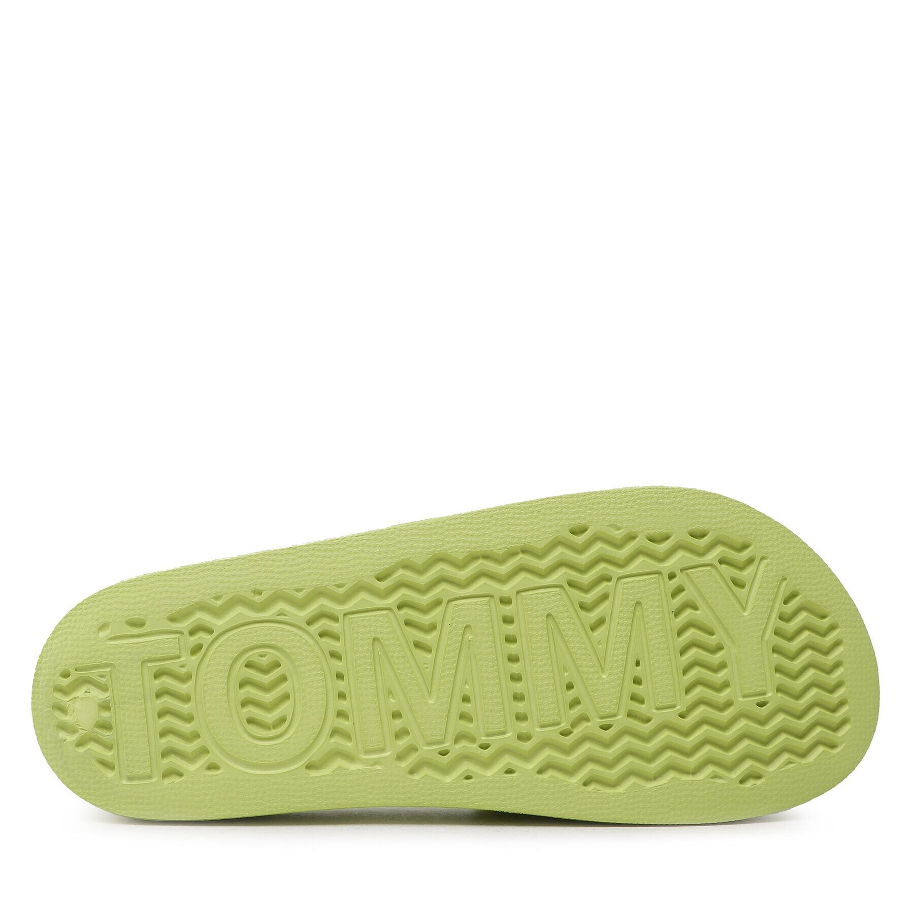 Tommy Jeans Șlapi Flag Pool Sld Ess EN0EN02115 Verde - Pled.ro