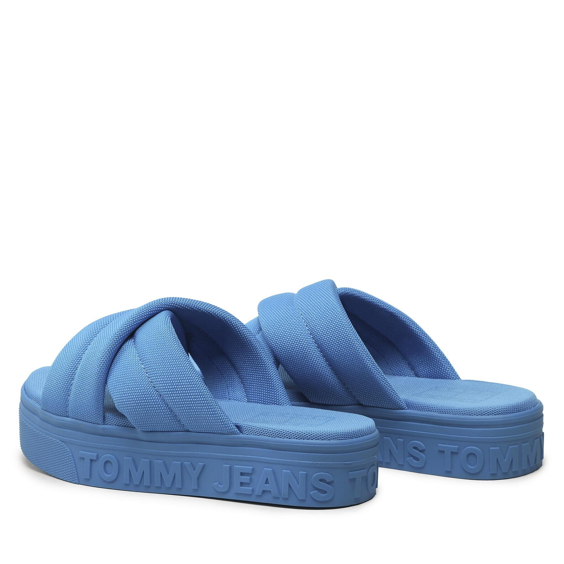 Tommy Jeans Șlapi Fltrm Sandal EN0EN02116 Albastru - Pled.ro