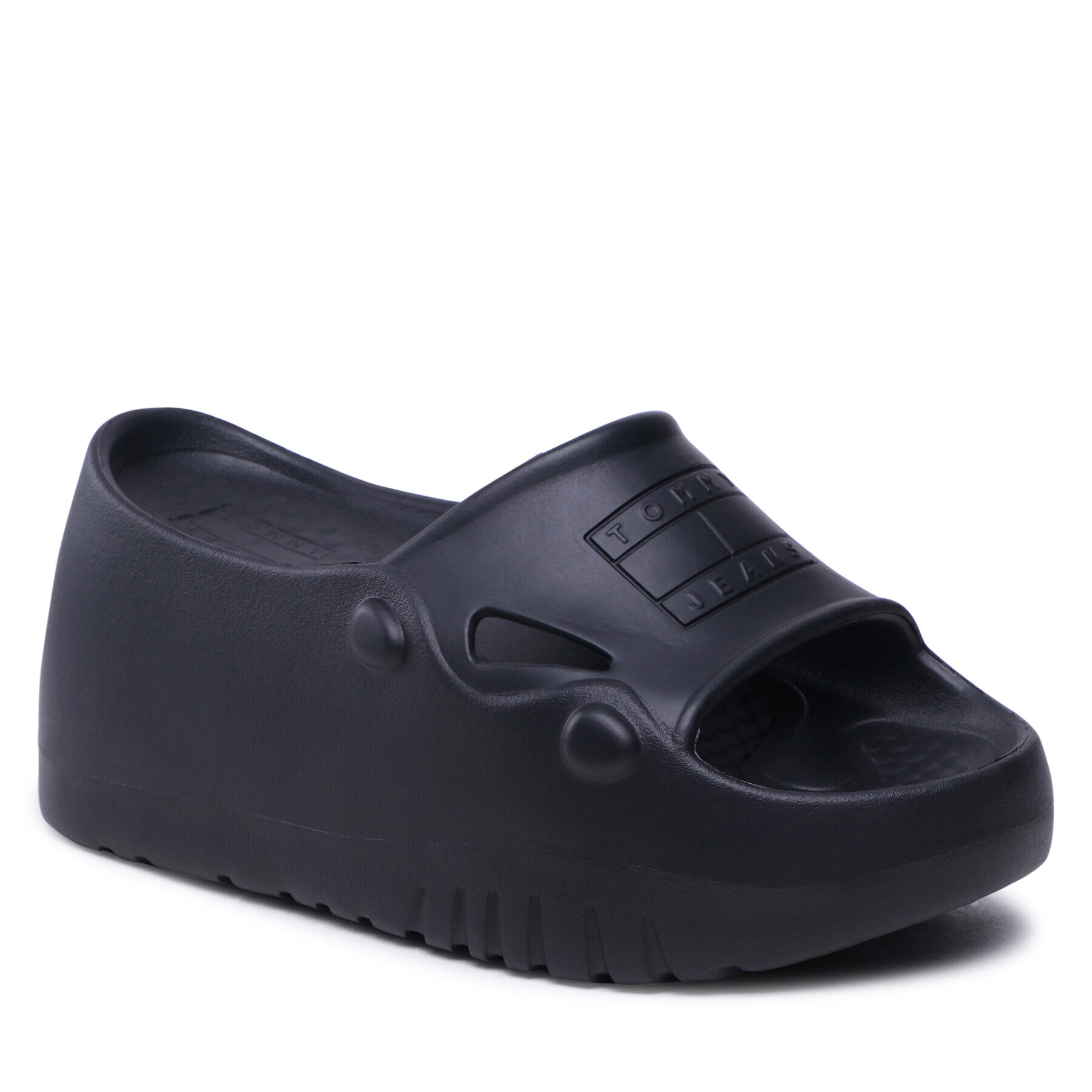 Tommy Jeans Șlapi Freedom Flatf Pool EN0EN02145 Negru - Pled.ro