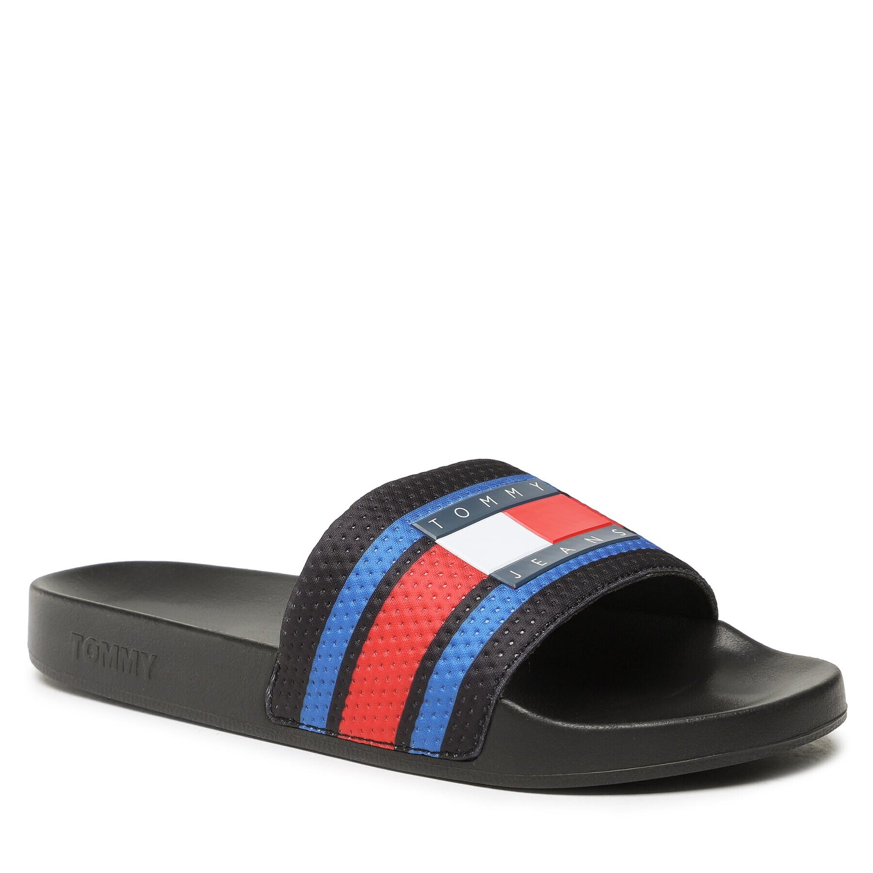 Tommy Jeans Șlapi Neo Pool Slide EM0EM01111 Negru - Pled.ro