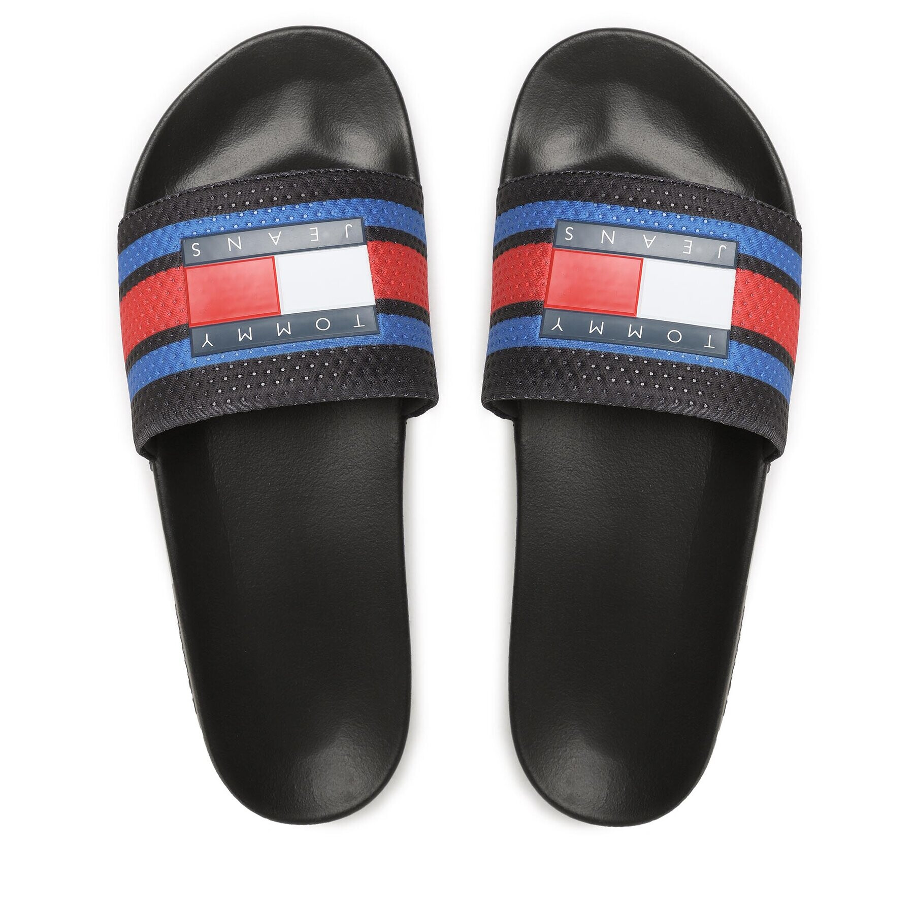 Tommy Jeans Șlapi Neo Pool Slide EM0EM01111 Negru - Pled.ro