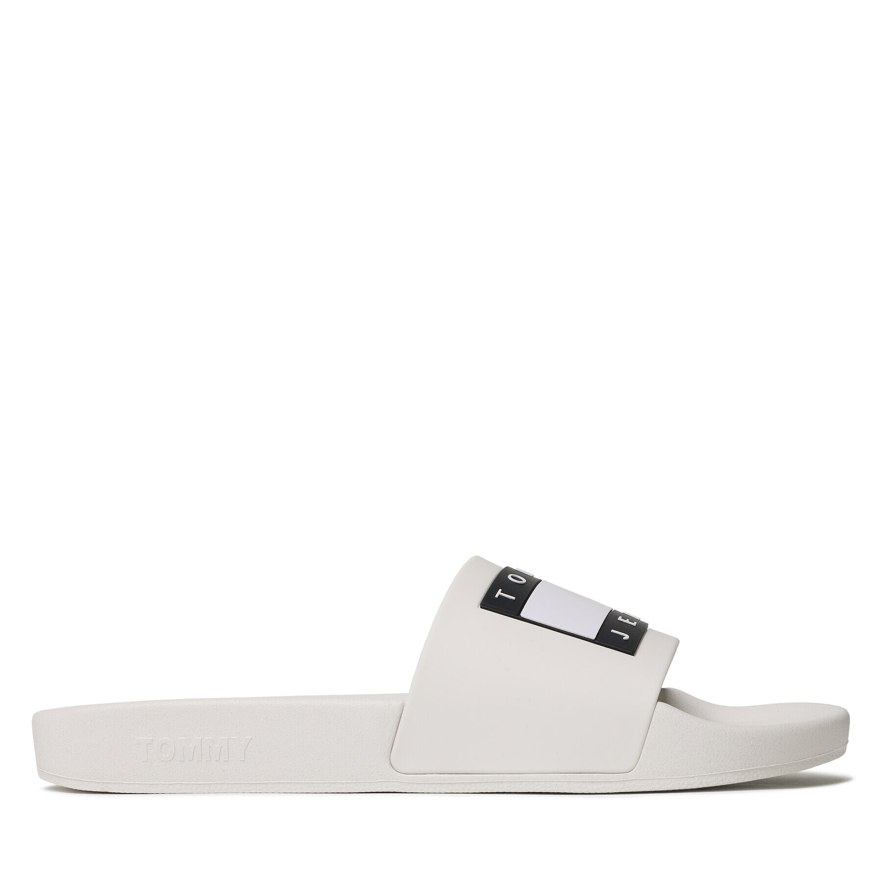 Tommy Jeans Șlapi Pool Slide Ess EM0EM01191 Alb - Pled.ro