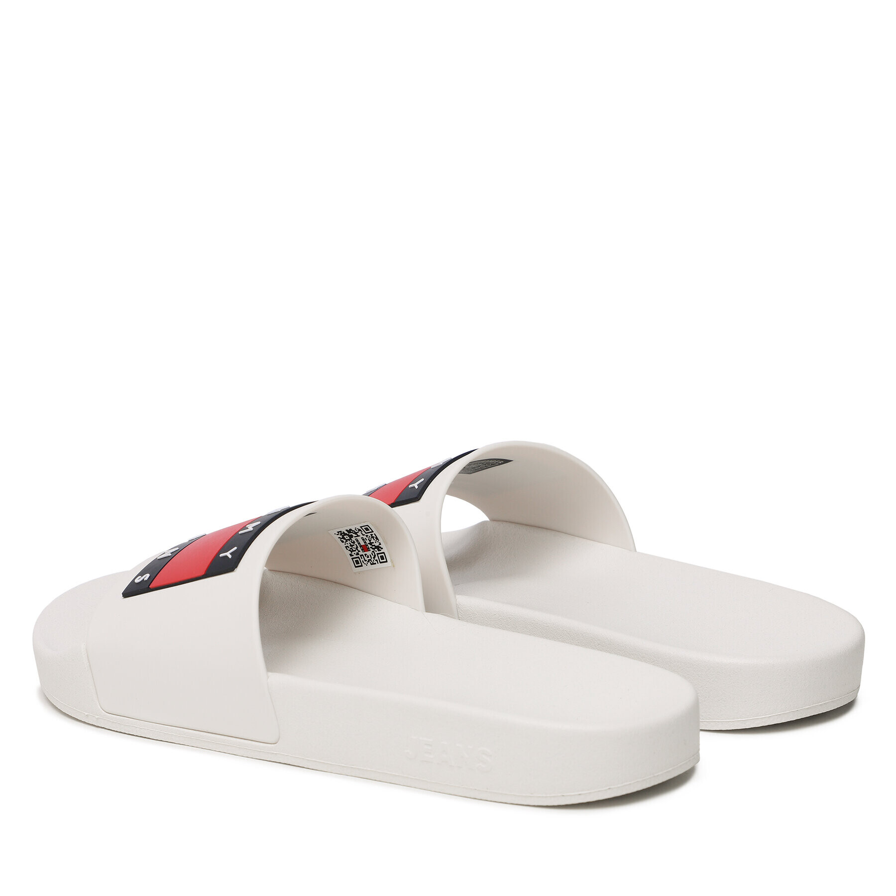 Tommy Jeans Șlapi Pool Slide Ess EM0EM01191 Alb - Pled.ro