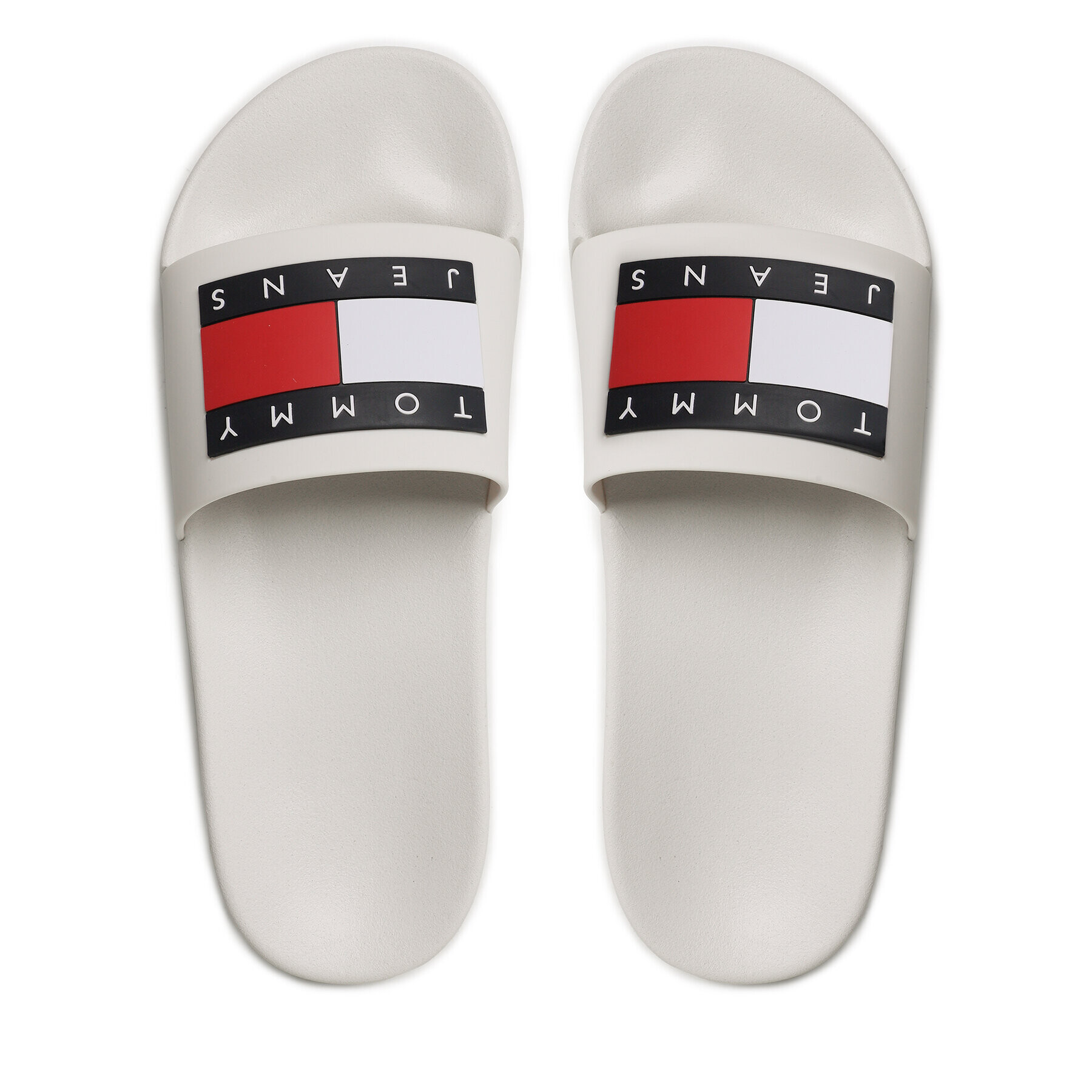 Tommy Jeans Șlapi Pool Slide Ess EM0EM01191 Alb - Pled.ro