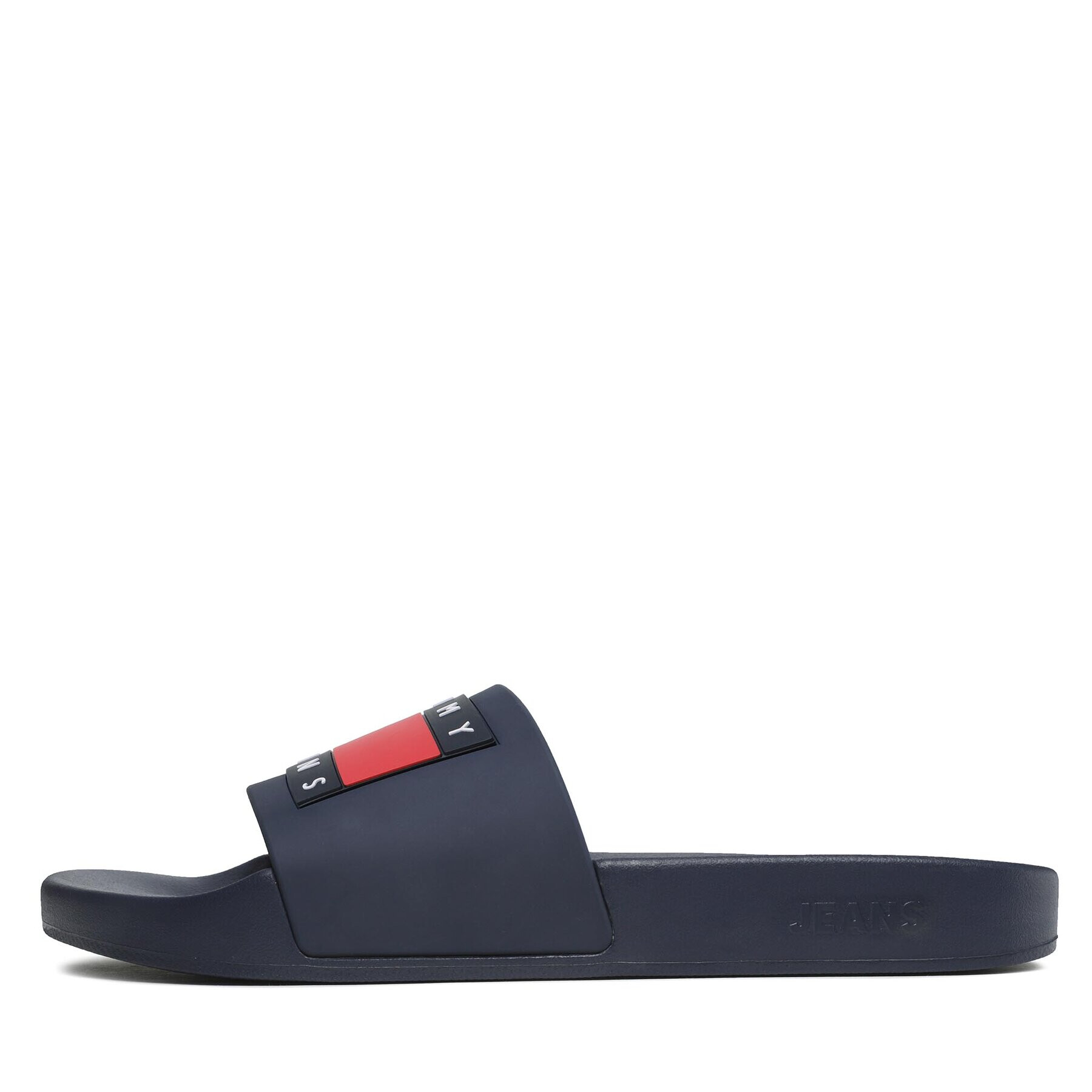 Tommy Jeans Șlapi Pool Slide Ess EM0EM01191 Bleumarin - Pled.ro