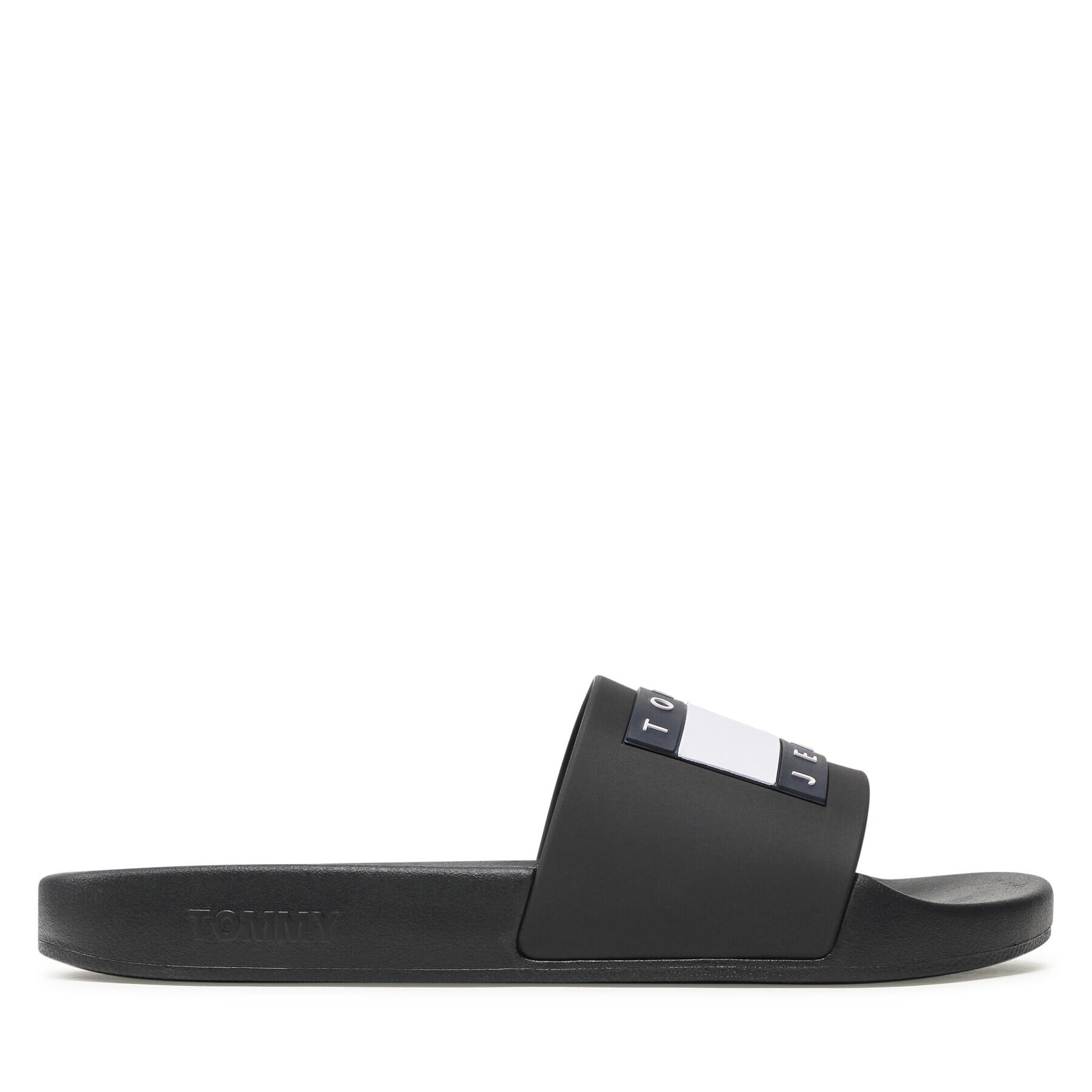 Tommy Jeans Șlapi Pool Slide Ess EM0EM01191 Negru - Pled.ro