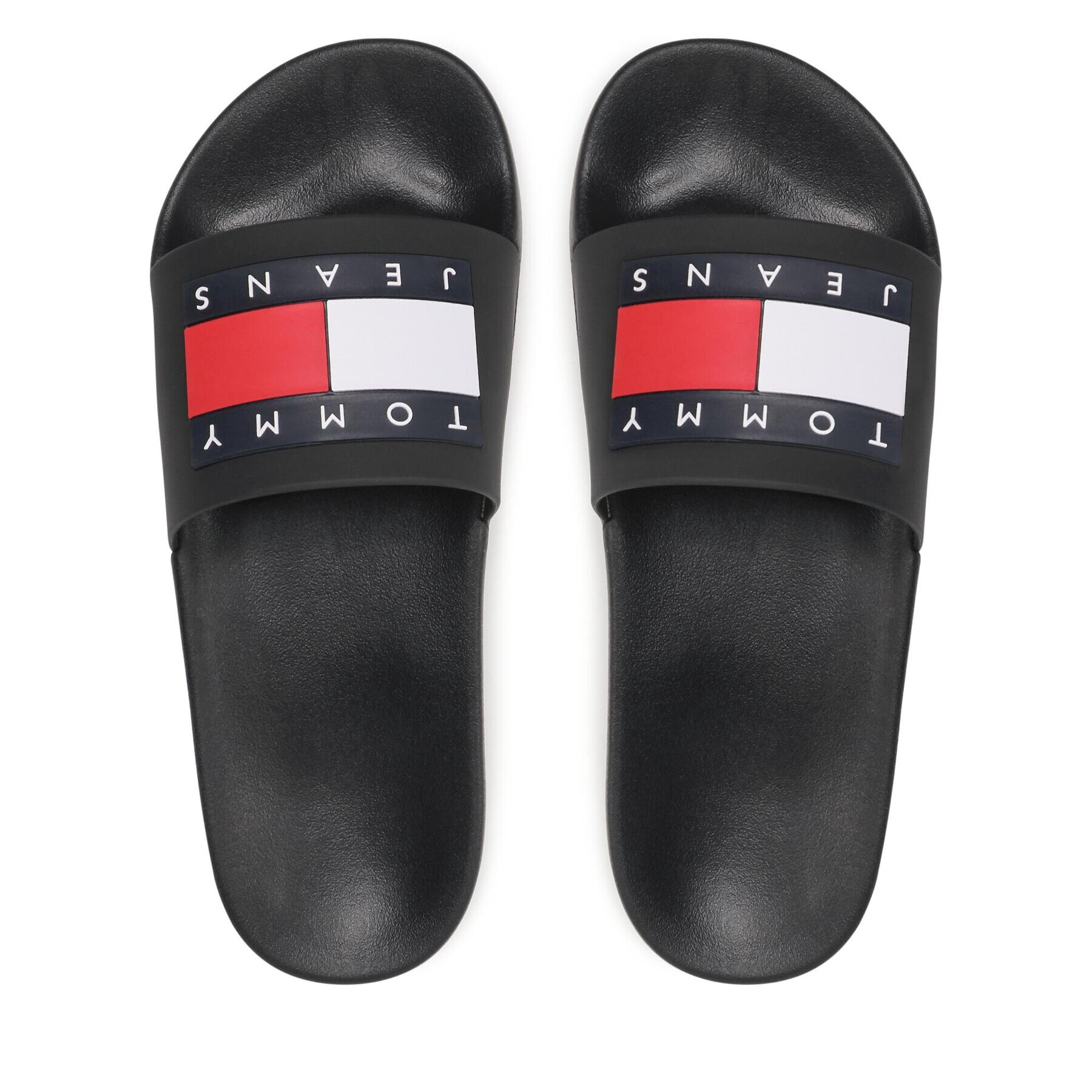 Tommy Jeans Șlapi Pool Slide Ess EM0EM01191 Negru - Pled.ro