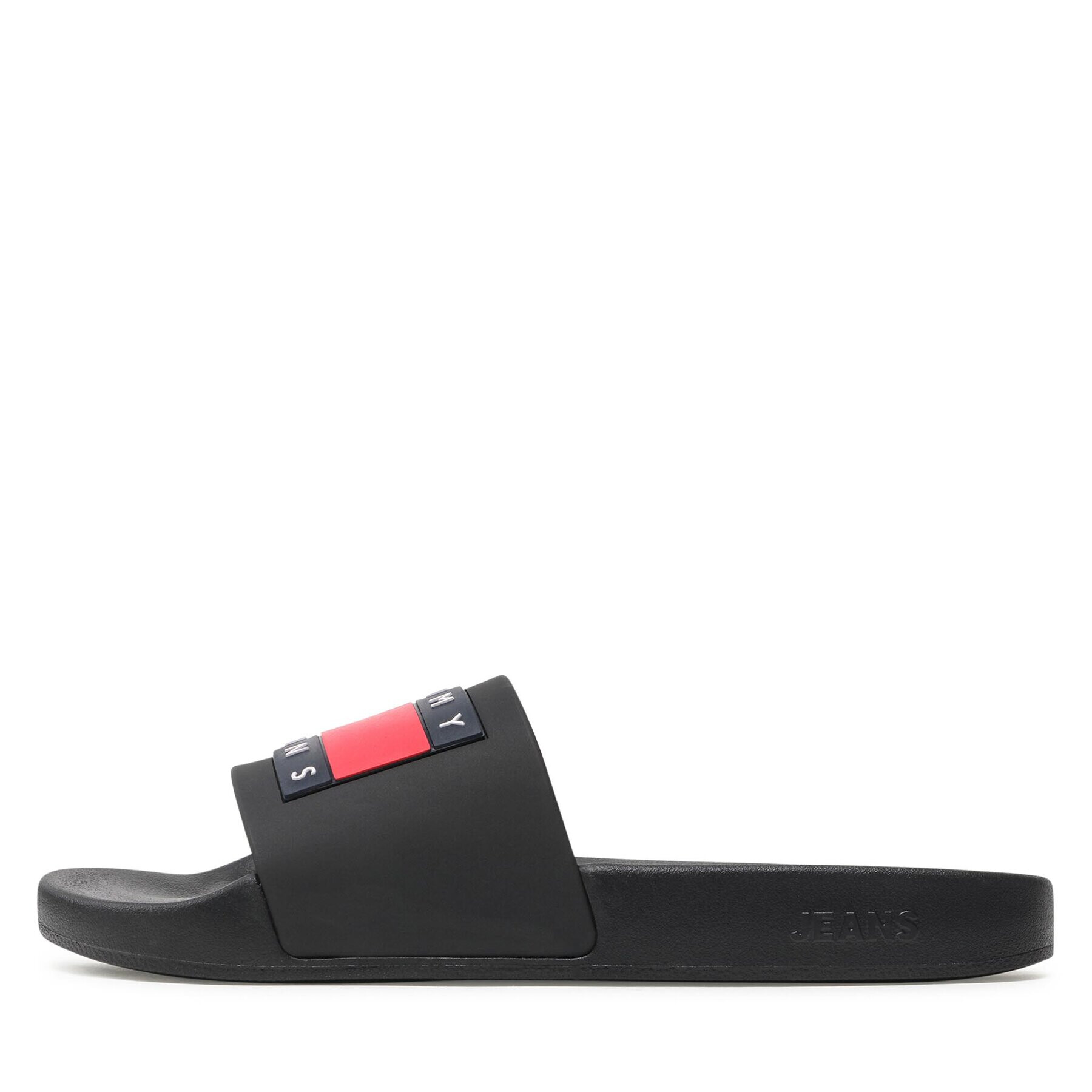 Tommy Jeans Șlapi Pool Slide Ess EM0EM01191 Negru - Pled.ro