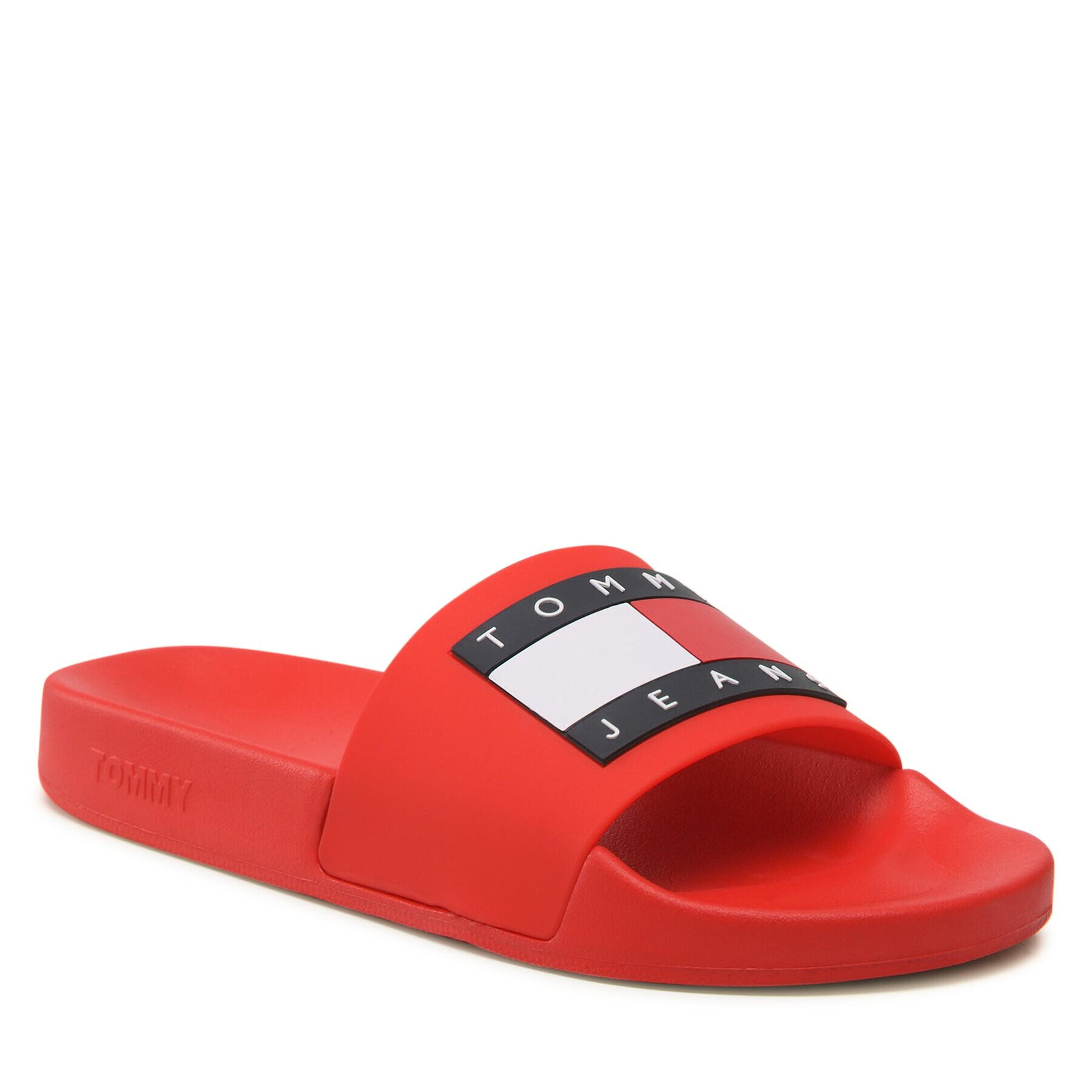 Tommy Jeans Șlapi Pool Slide Ess EM0EM01191 Roșu - Pled.ro