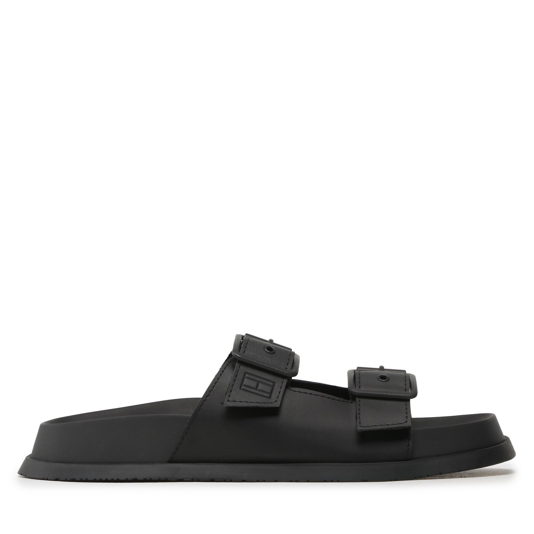 Tommy Jeans Șlapi Sandal EM0EM01148 Negru - Pled.ro