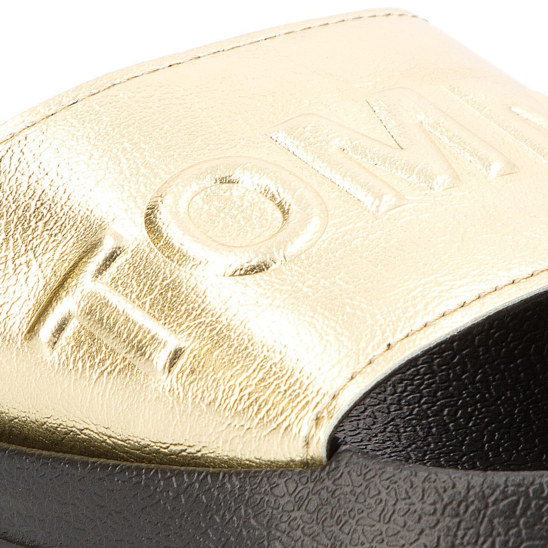 Tommy Jeans Șlapi Tj Metallic Pool Slide EN0EN00227 Auriu - Pled.ro