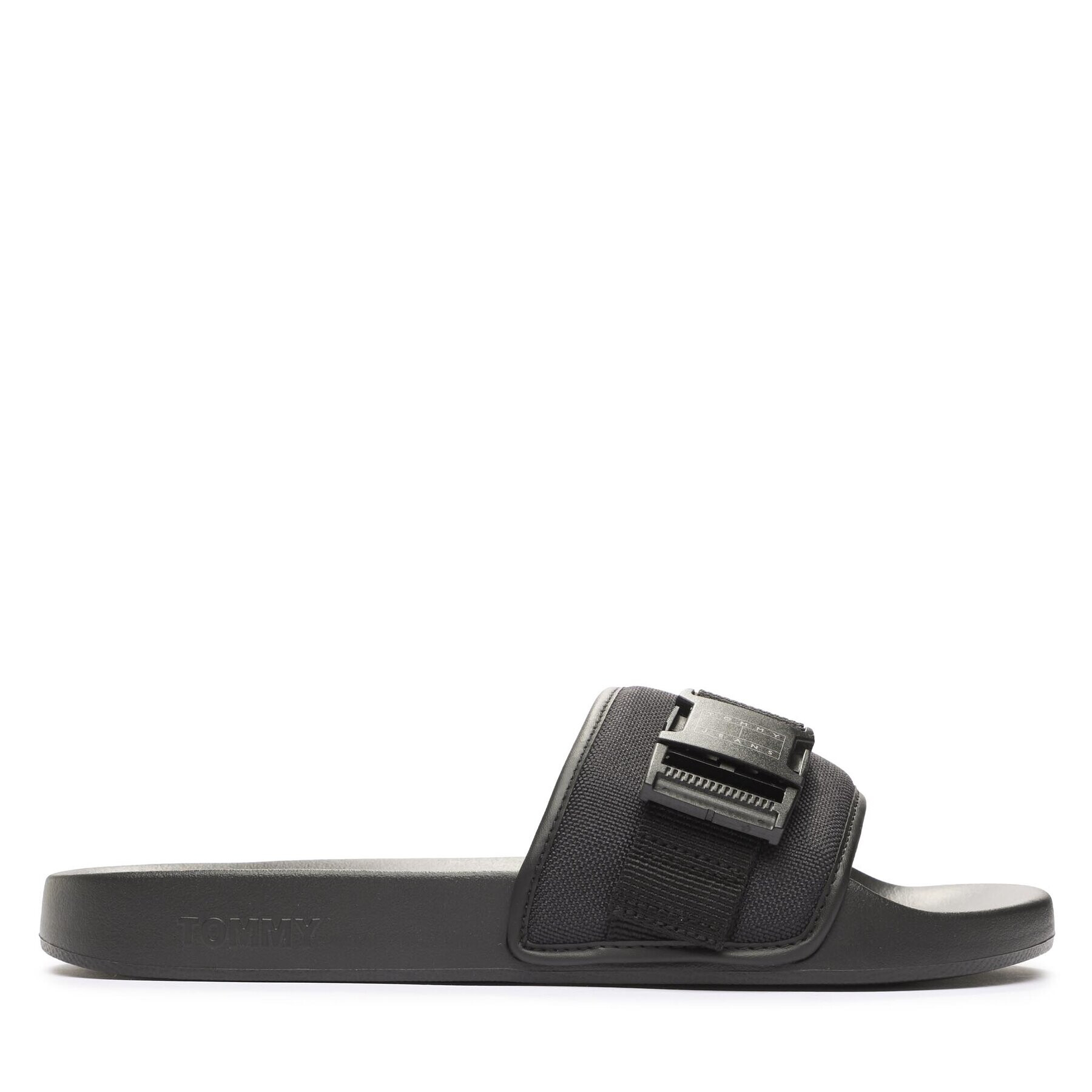 Tommy Jeans Șlapi Tjm Bucke Pool Slide EM0EM01338 Negru - Pled.ro