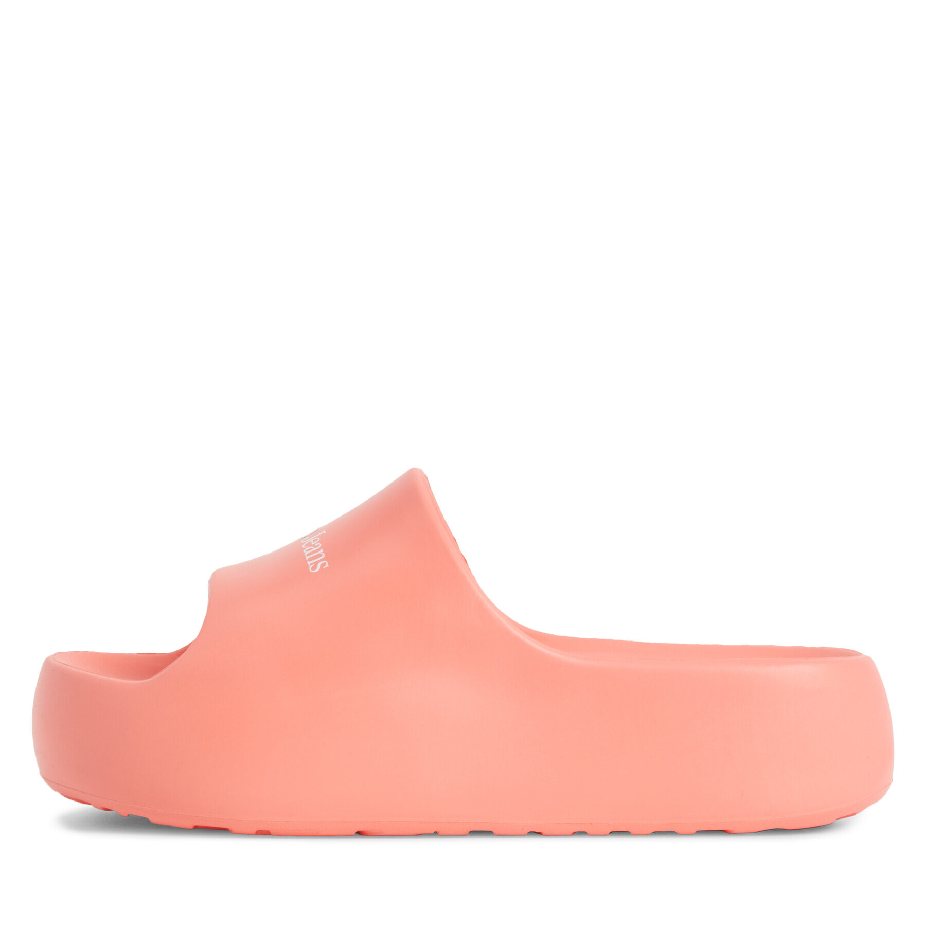 Tommy Jeans Șlapi Tjw Chunky Flatform Pool Slide EN0EN02438 Coral - Pled.ro