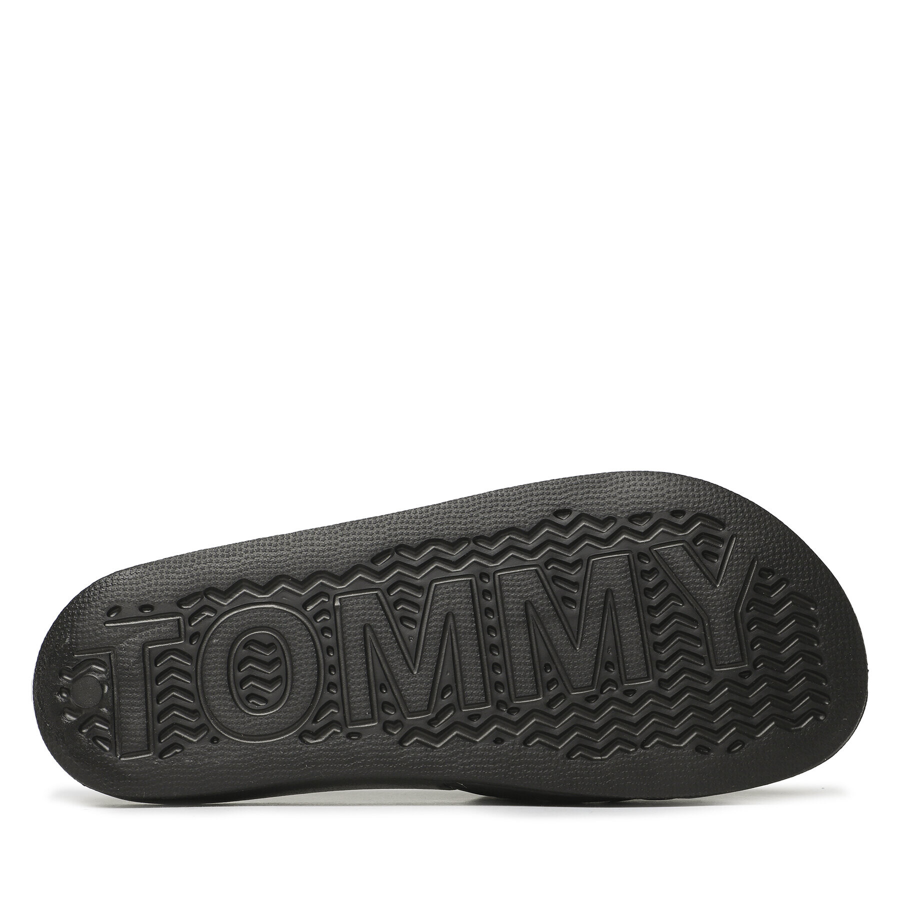 Tommy Jeans Șlapi Tjw Woven Pool Slide EN0EN02223 Negru - Pled.ro