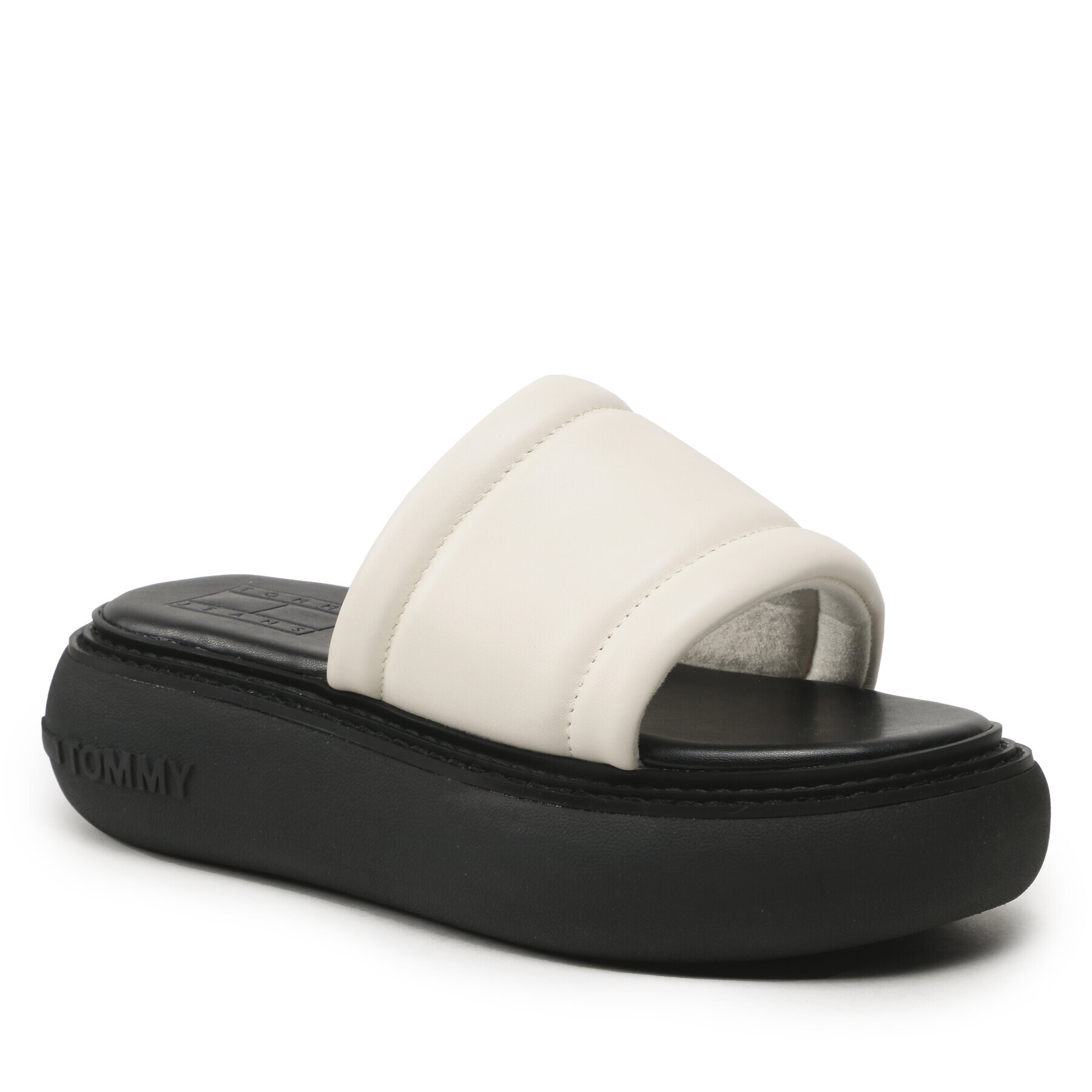 Tommy Jeans Șlapi Volume Sandal EN0EN02076 Écru - Pled.ro