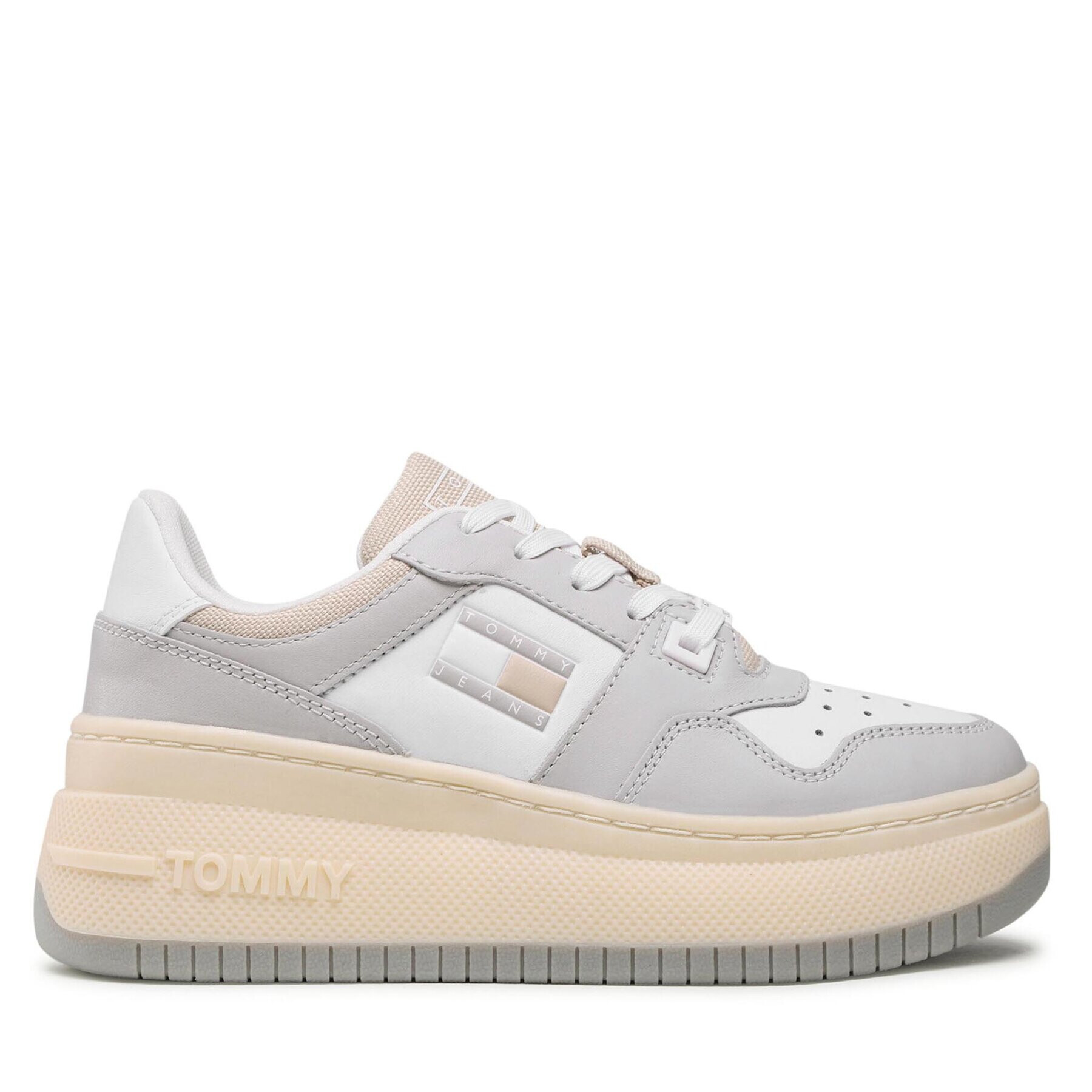 Tommy Jeans Sneakers Basket Wmn Plat. EN0EN02025 Gri - Pled.ro