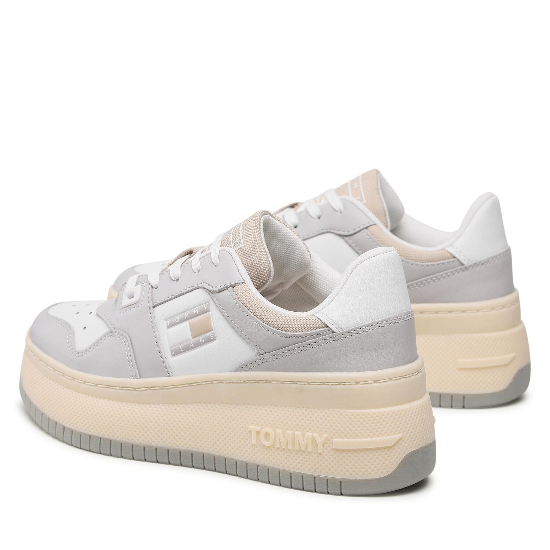 Tommy Jeans Sneakers Basket Wmn Plat. EN0EN02025 Gri - Pled.ro