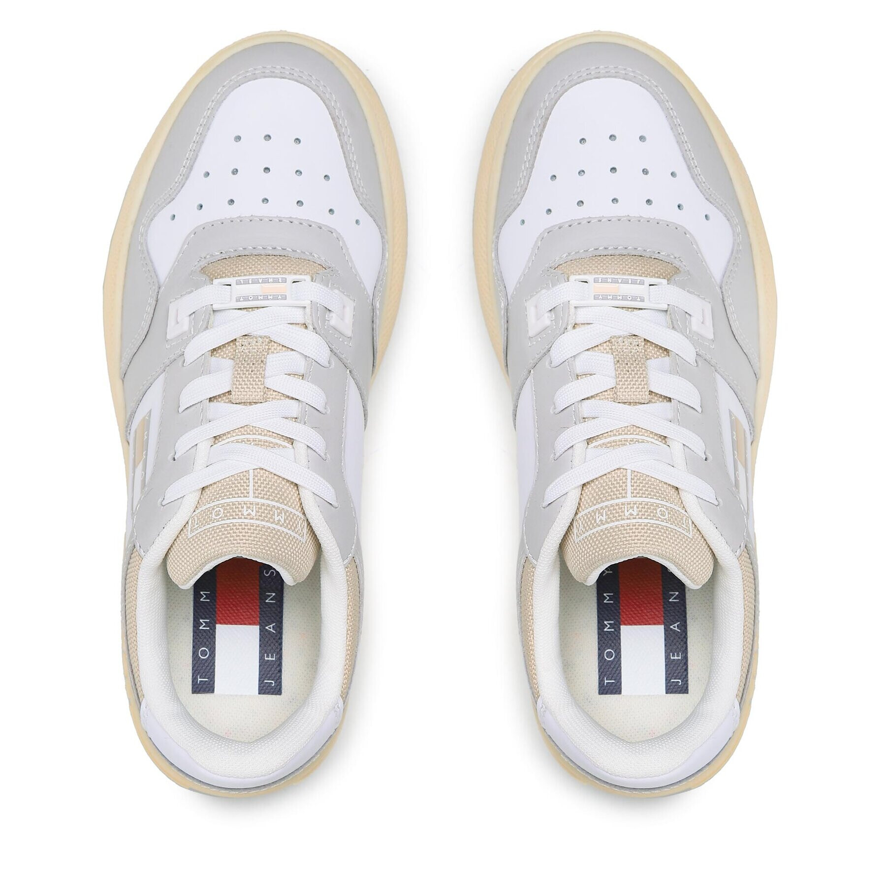 Tommy Jeans Sneakers Basket Wmn Plat. EN0EN02025 Gri - Pled.ro