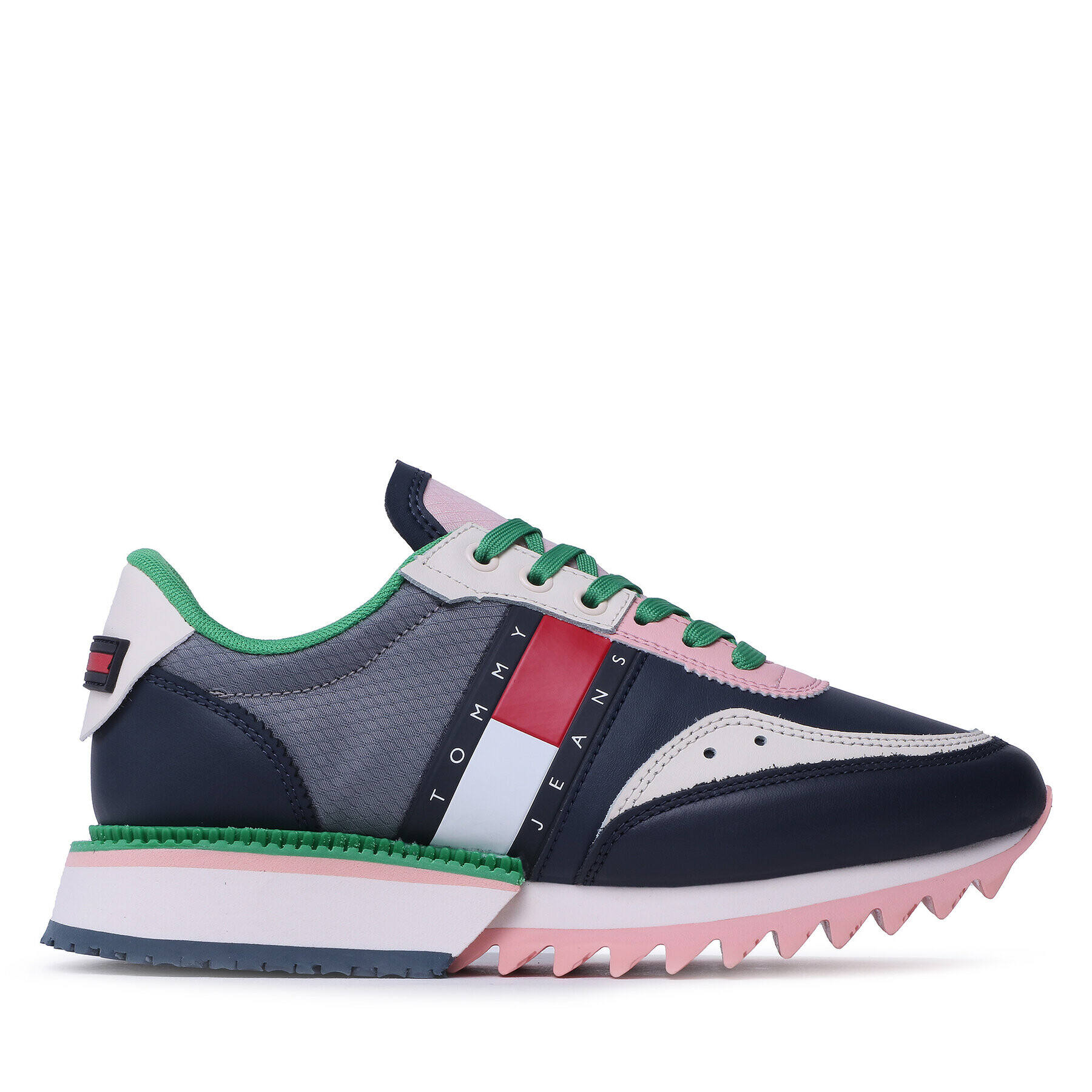 Tommy Jeans Sneakers Cleated Wmn EN0EN02130 Bleumarin - Pled.ro