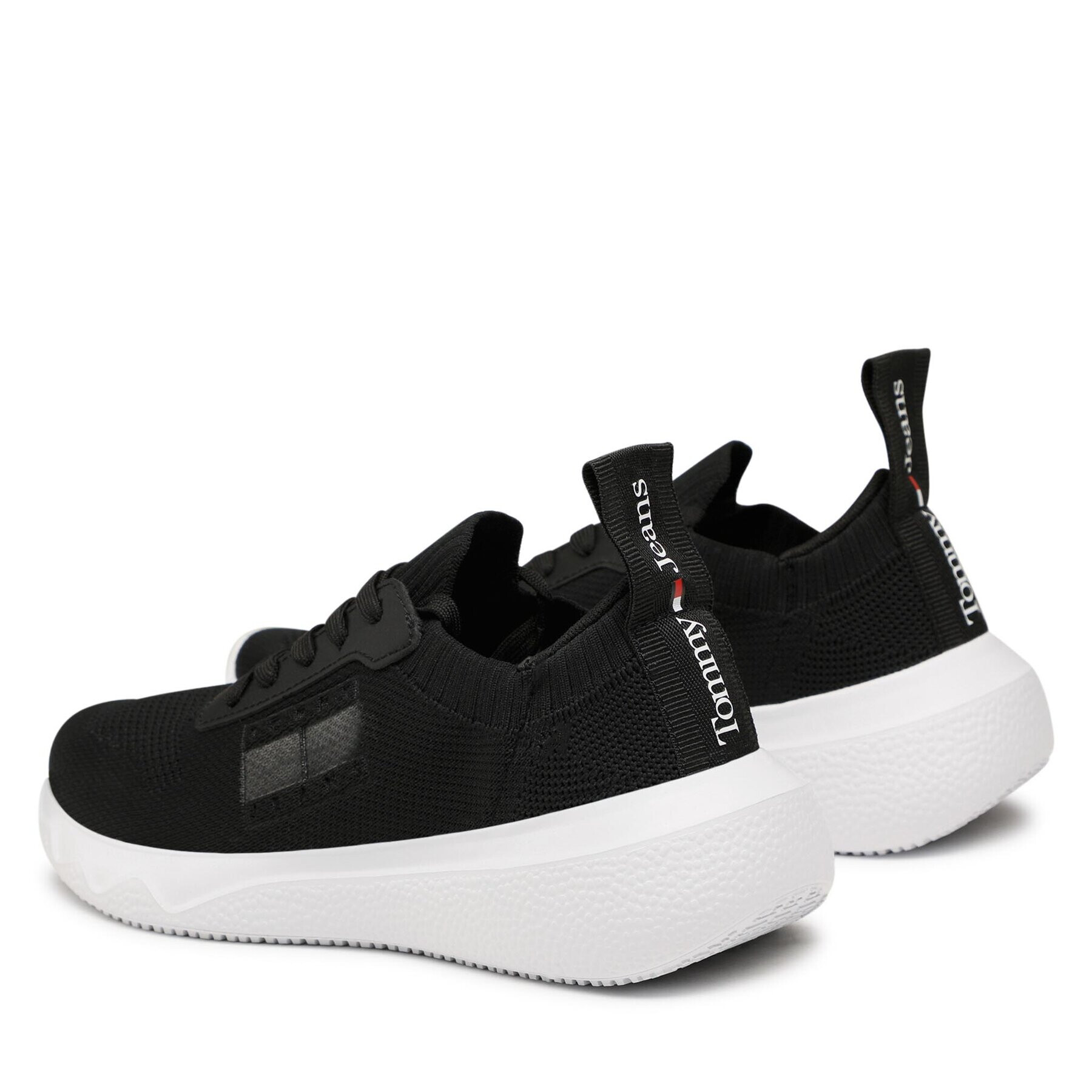 Tommy Jeans Sneakers Flexi Cpontrast Brand EN0EN02139 Negru - Pled.ro