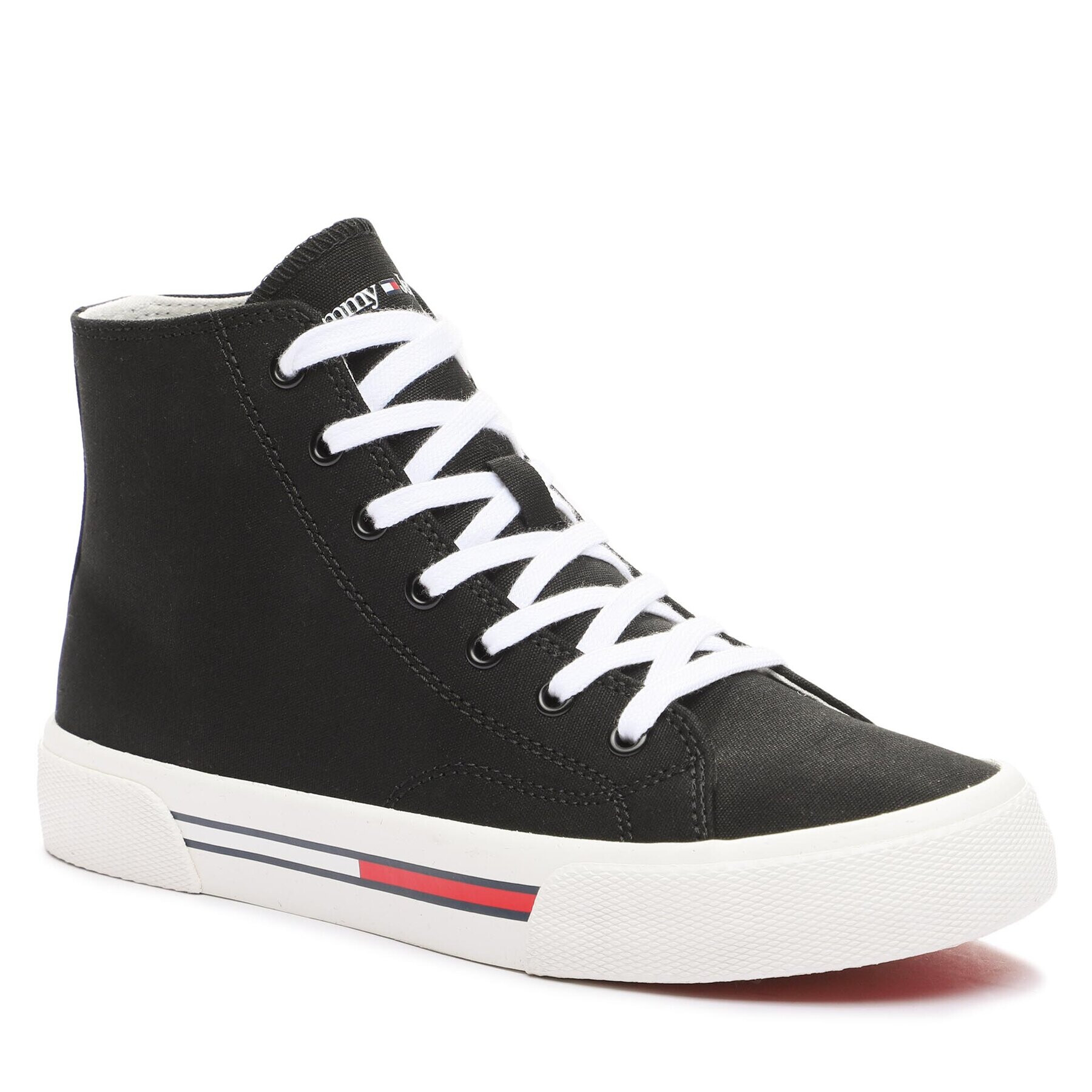 Tommy Jeans Sneakers Mc EN0EN02087 Negru - Pled.ro