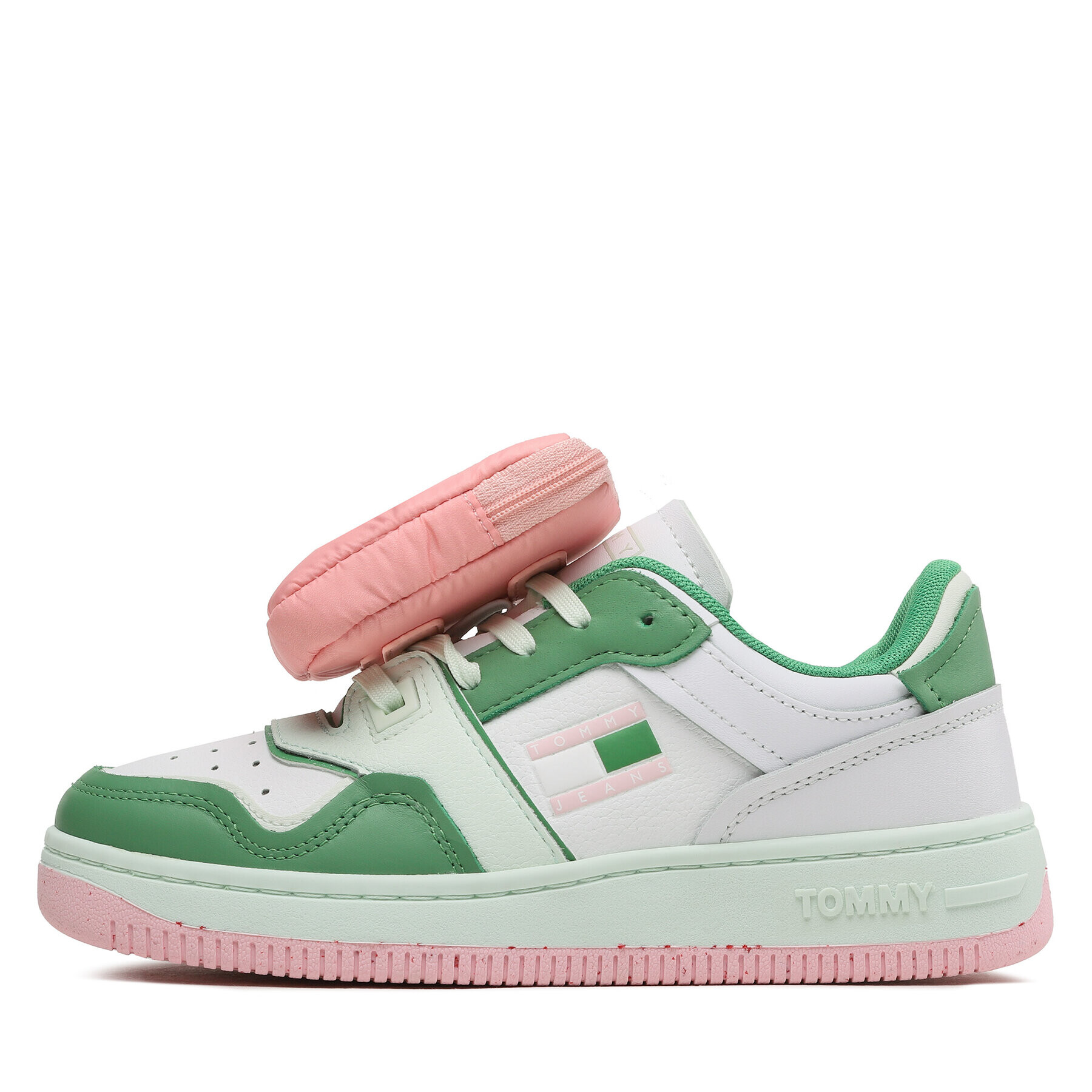 Tommy Jeans Sneakers Retro Baskt Lv Susta EN0EN02128 Verde - Pled.ro