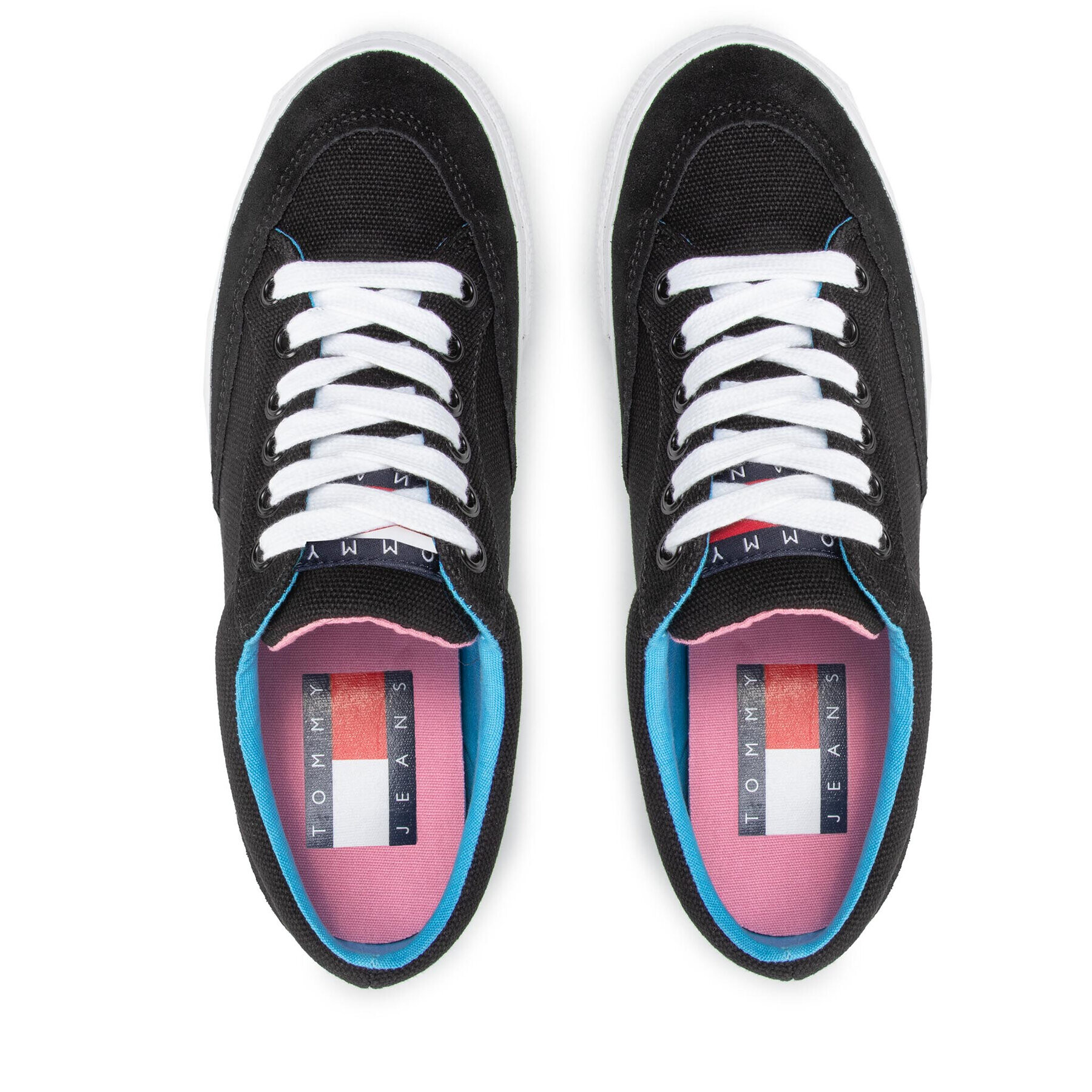 Tommy Jeans Sneakers Skater Low Wmn EN0EN01783 Negru - Pled.ro