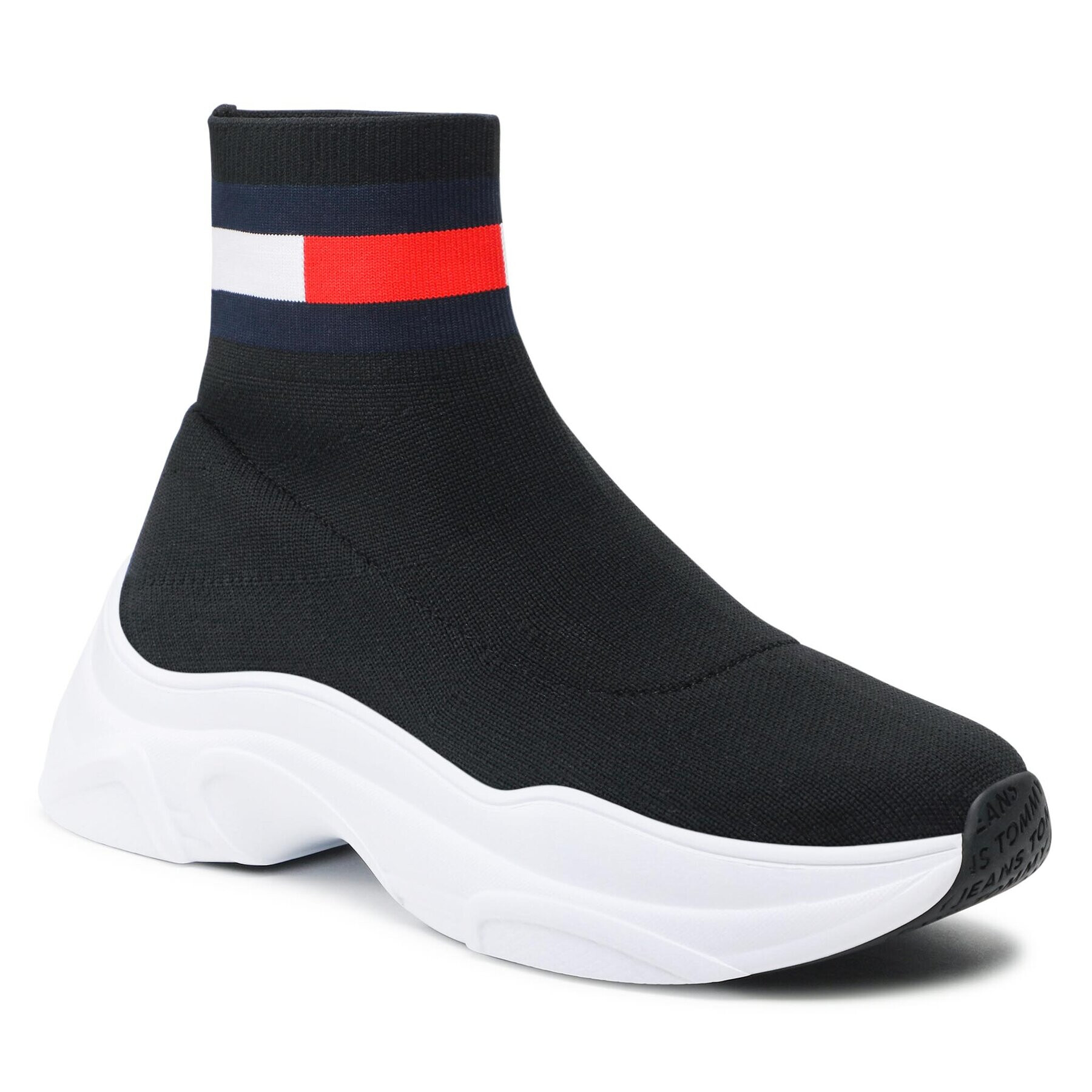 Tommy Jeans Sneakers Spock Boot EN0EN02104 Negru - Pled.ro