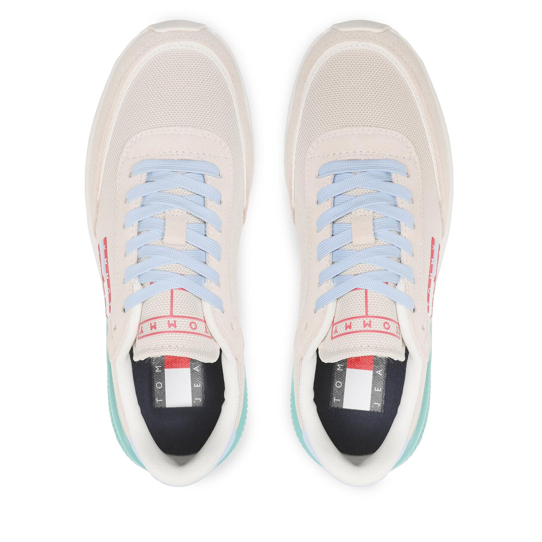 Tommy Jeans Sneakers Tech. Runner EN0EN02028 Bej - Pled.ro