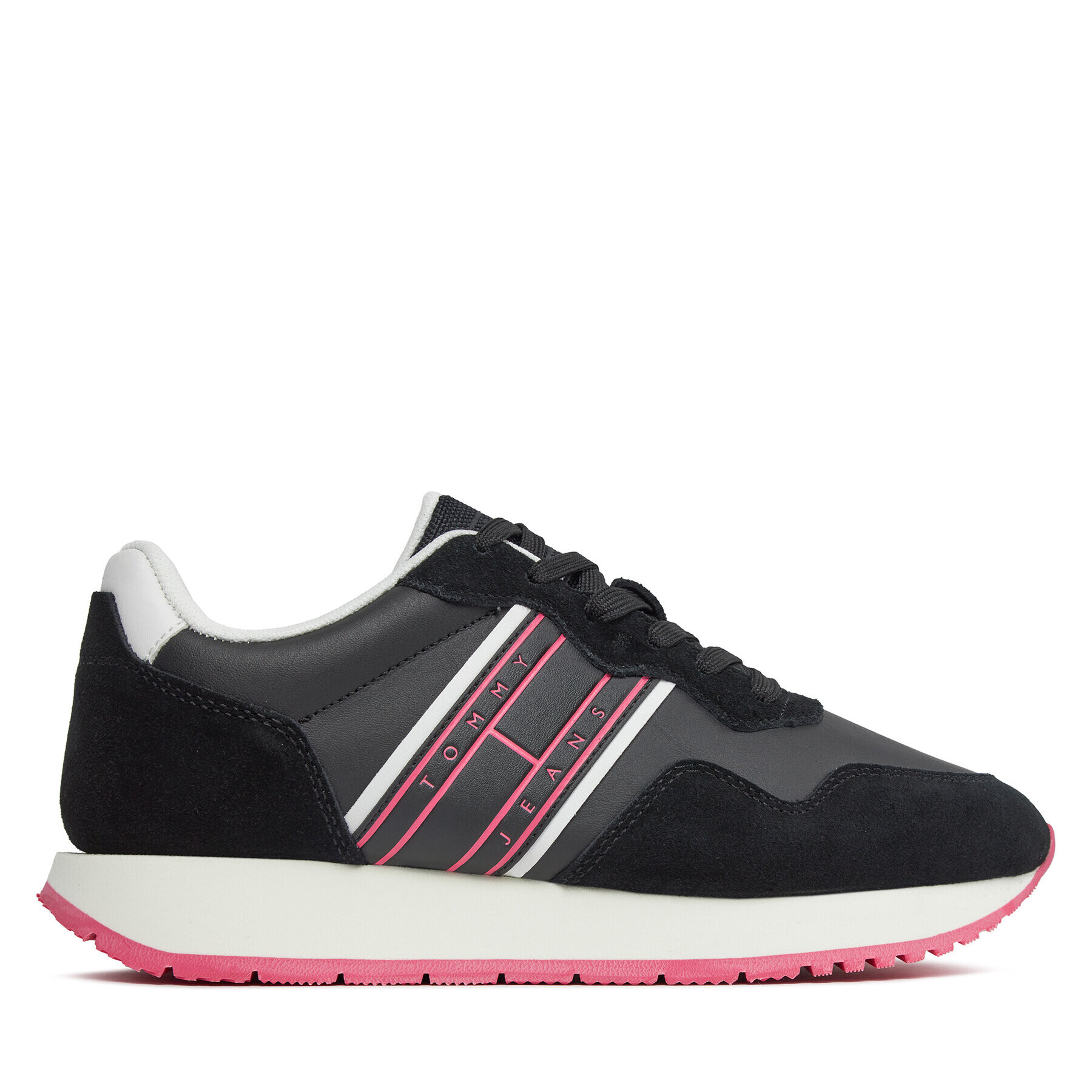 Tommy Jeans Sneakers Tjw Eva Runner Mat Mix Ess EN0EN02510 Negru - Pled.ro