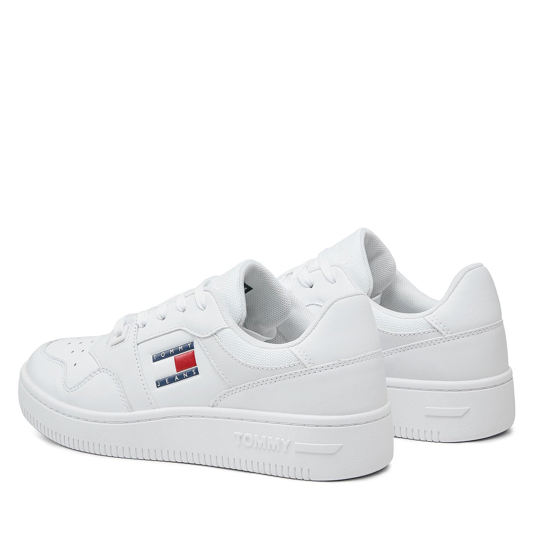 Tommy Jeans Sneakers Tjw Retro Basket Ess EN0EN02434 Alb - Pled.ro