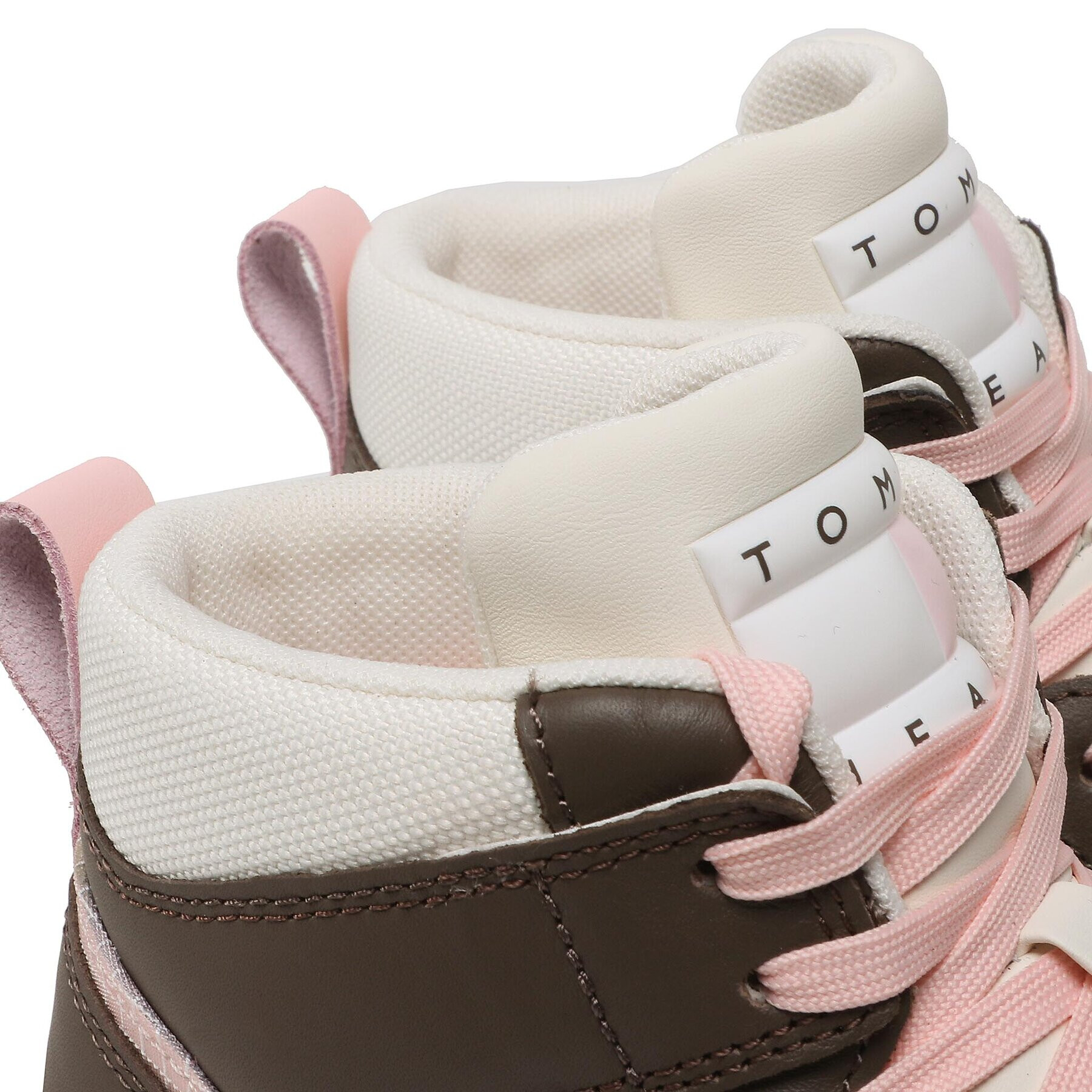 Tommy Jeans Sneakers Tjw Retro Basket Ripstop Mix Mc EN0EN02350 Maro - Pled.ro