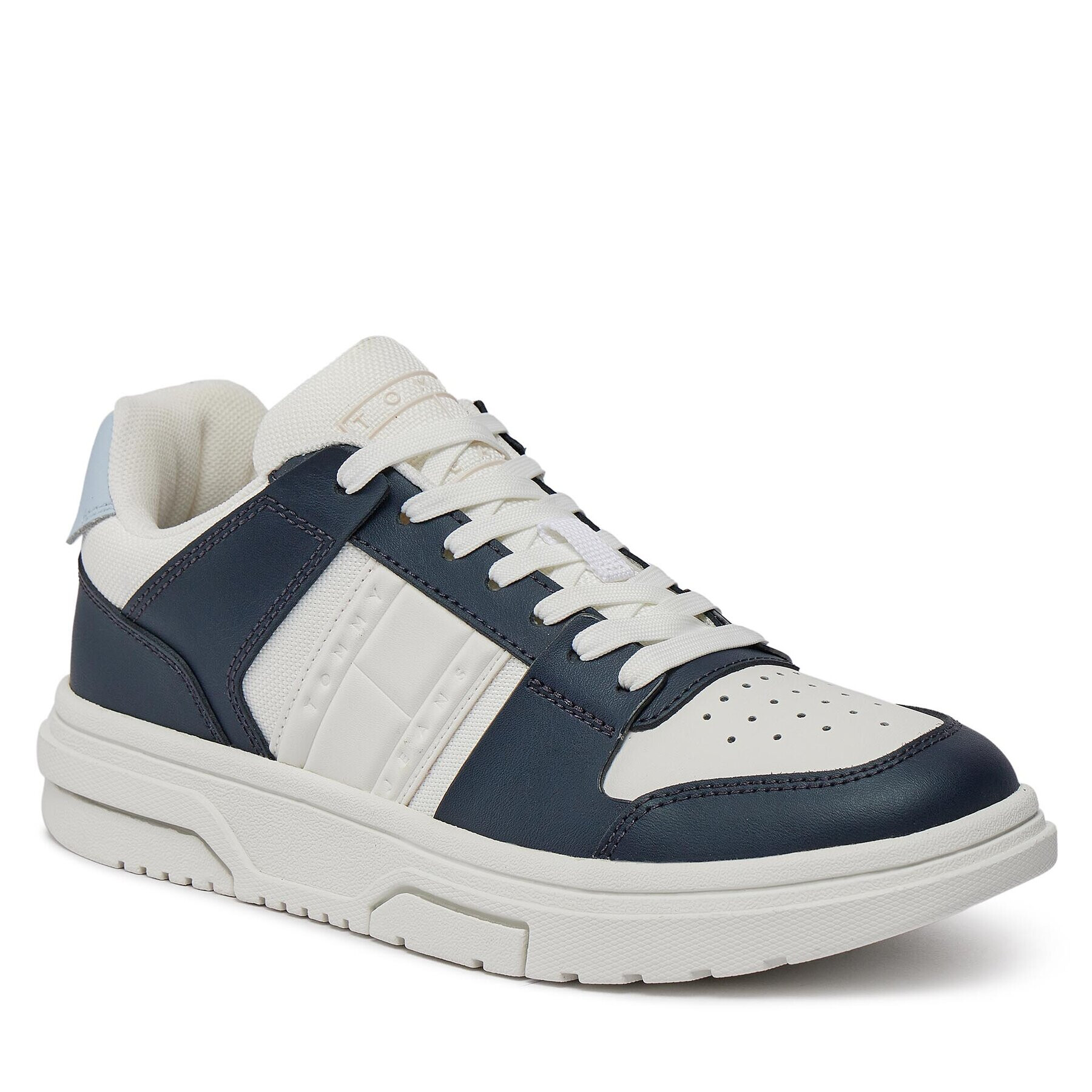 Tommy Jeans Sneakers Tjw Skate Sneaker Mat Mix EN0EN02501 Bleumarin - Pled.ro