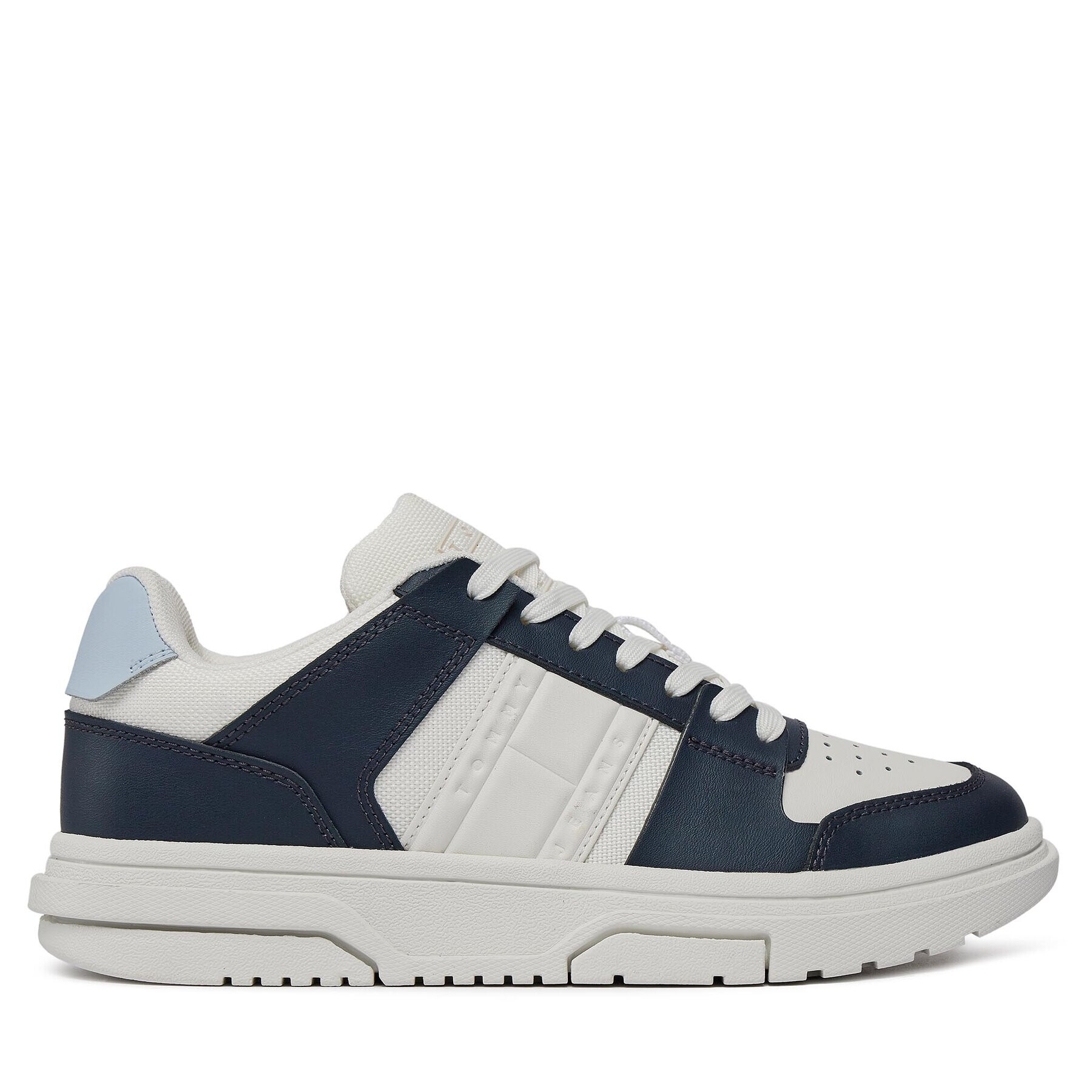 Tommy Jeans Sneakers Tjw Skate Sneaker Mat Mix EN0EN02501 Bleumarin - Pled.ro