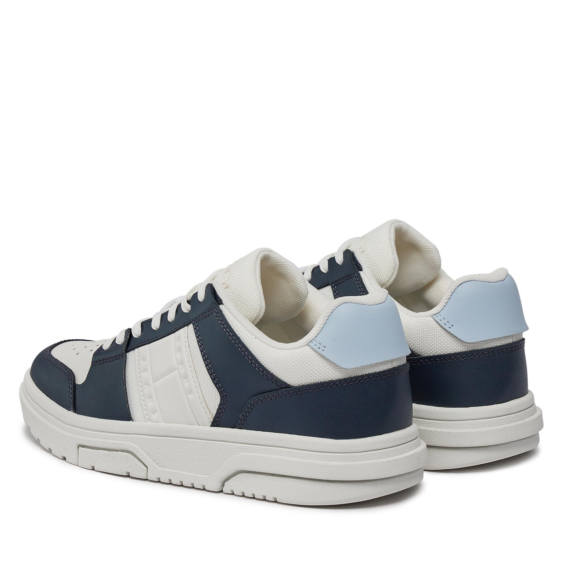 Tommy Jeans Sneakers Tjw Skate Sneaker Mat Mix EN0EN02501 Bleumarin - Pled.ro