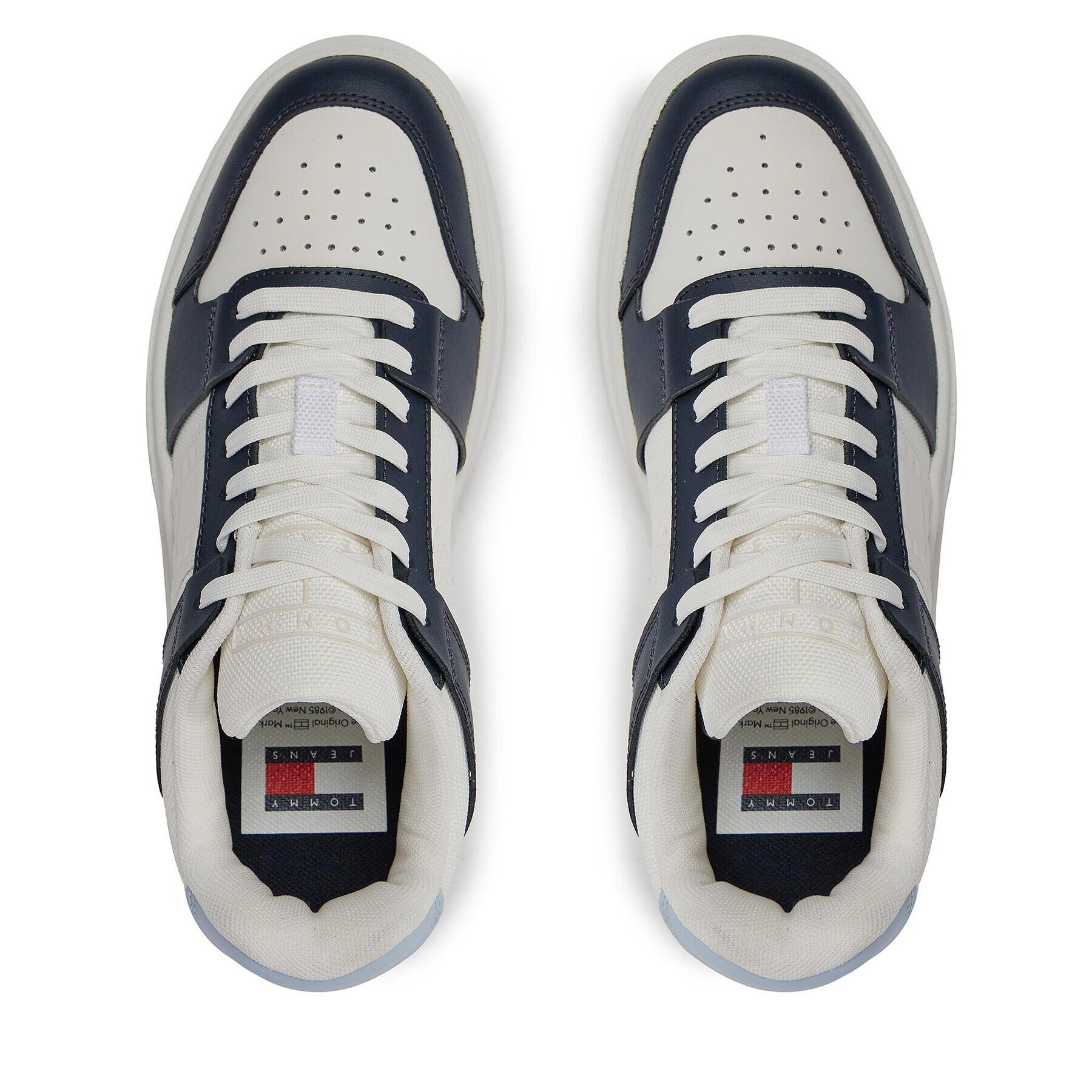 Tommy Jeans Sneakers Tjw Skate Sneaker Mat Mix EN0EN02501 Bleumarin - Pled.ro