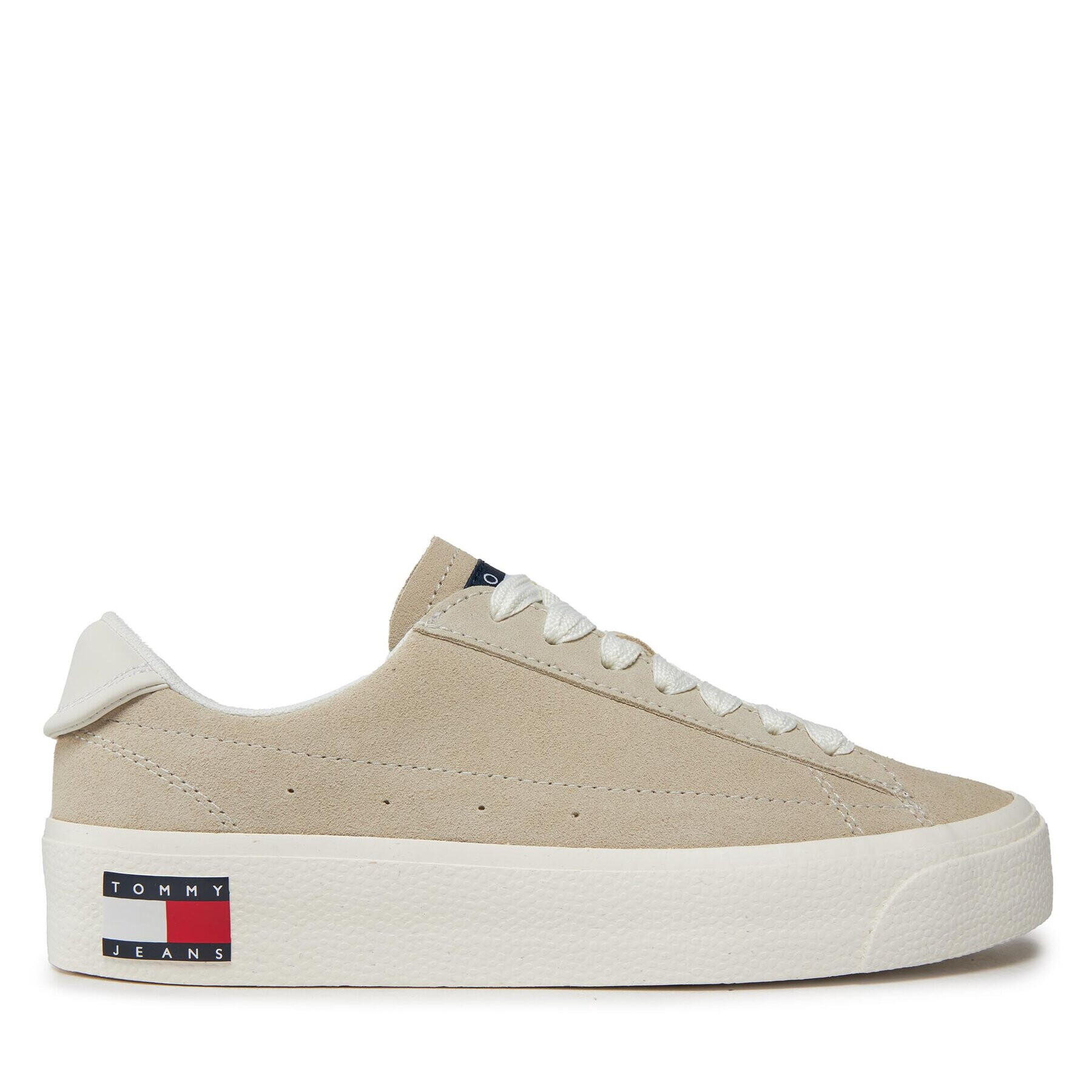 Tommy Jeans Sneakers Tjw Vulc Flatform Suede Sneaker EN0EN02519 Bej - Pled.ro