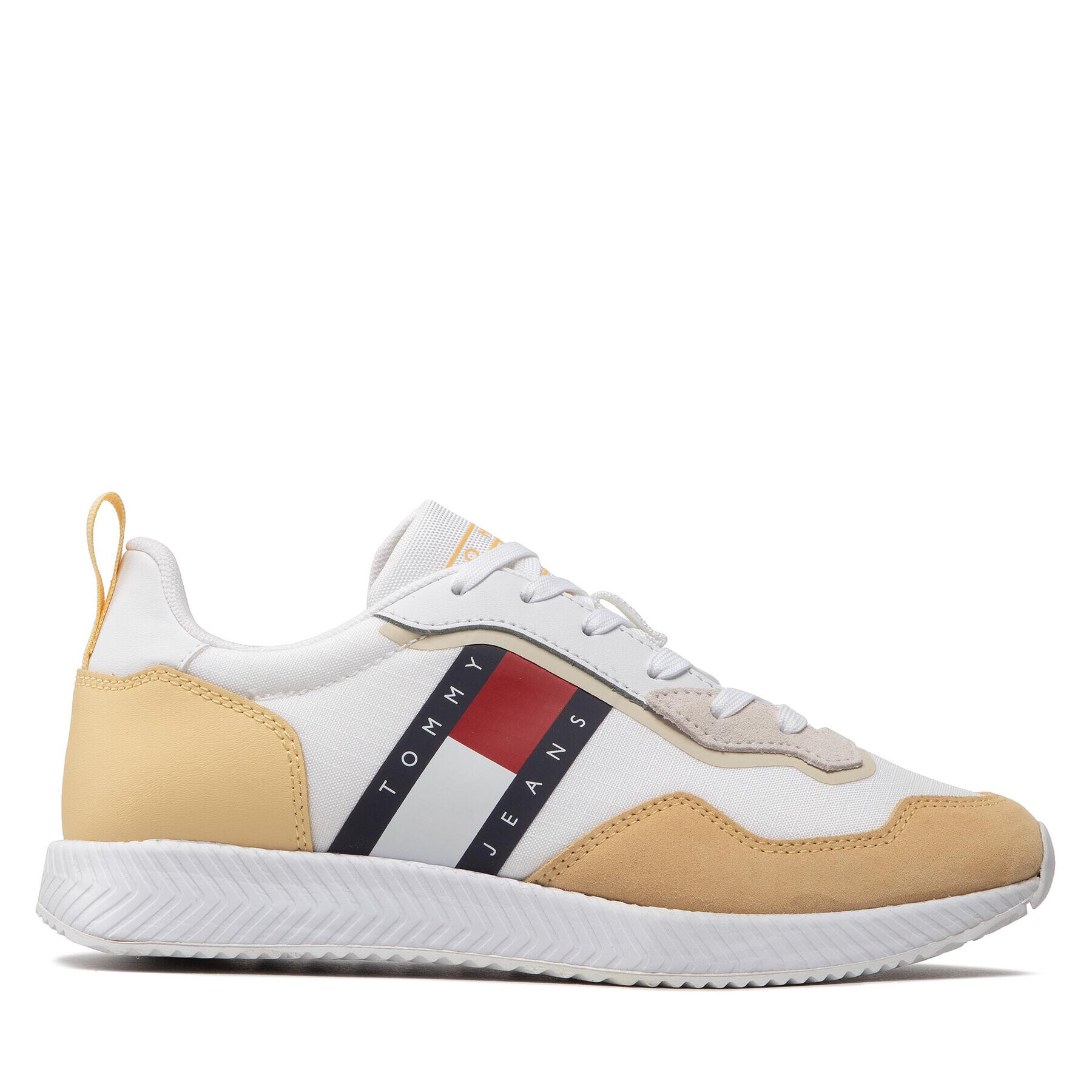 Tommy Jeans Sneakers Track Cleat Wmn EN0EN01850 Alb - Pled.ro