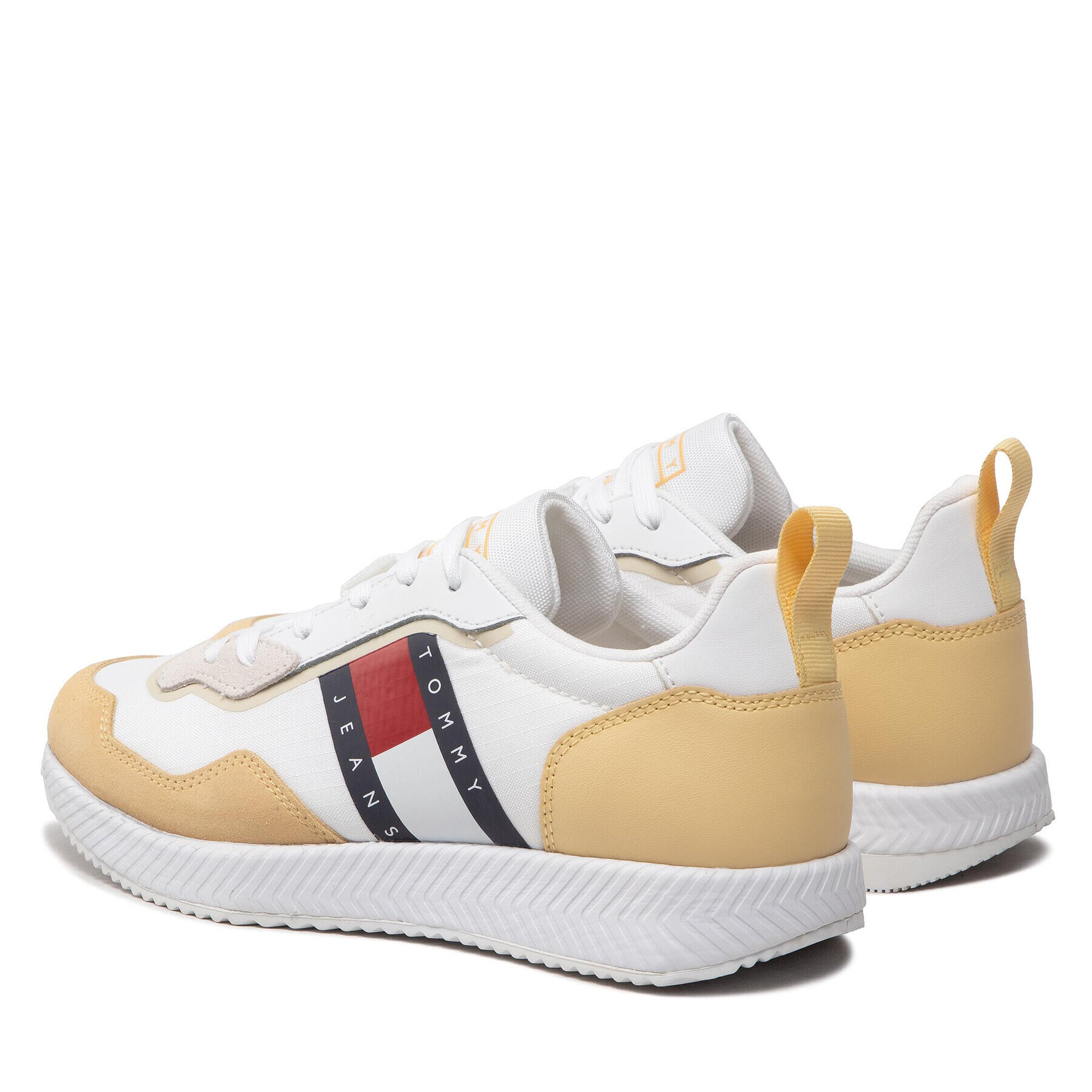 Tommy Jeans Sneakers Track Cleat Wmn EN0EN01850 Alb - Pled.ro