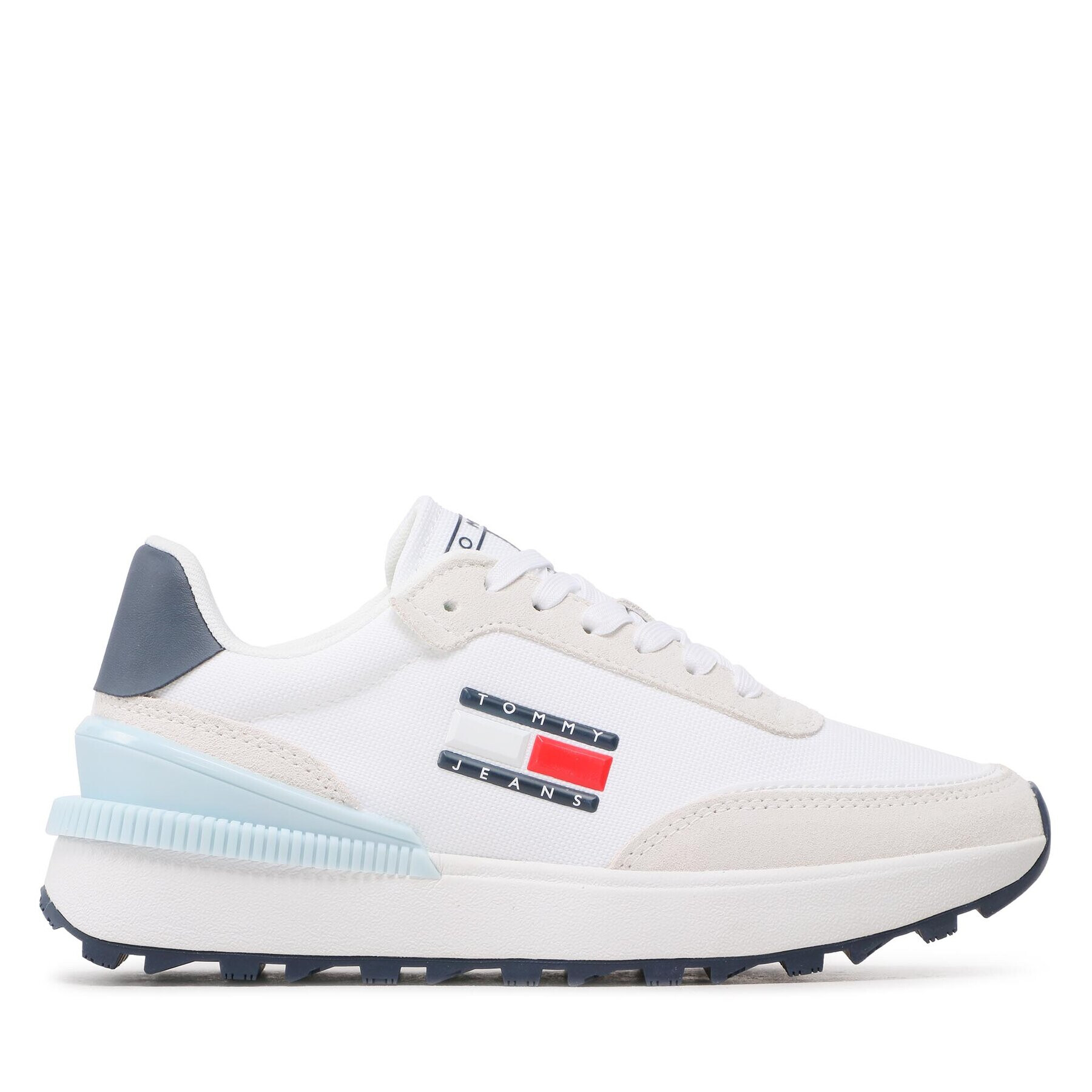 Tommy Jeans Sneakers Wmn Tech Runner EN0EN02028 Alb - Pled.ro