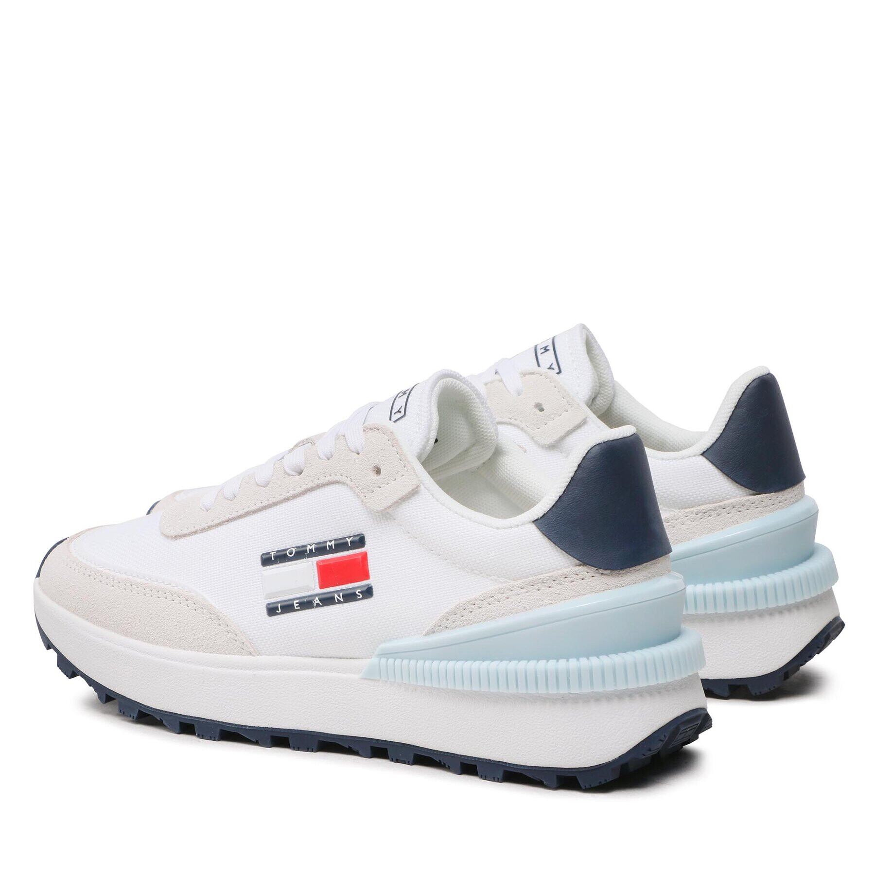 Tommy Jeans Sneakers Wmn Tech Runner EN0EN02028 Alb - Pled.ro