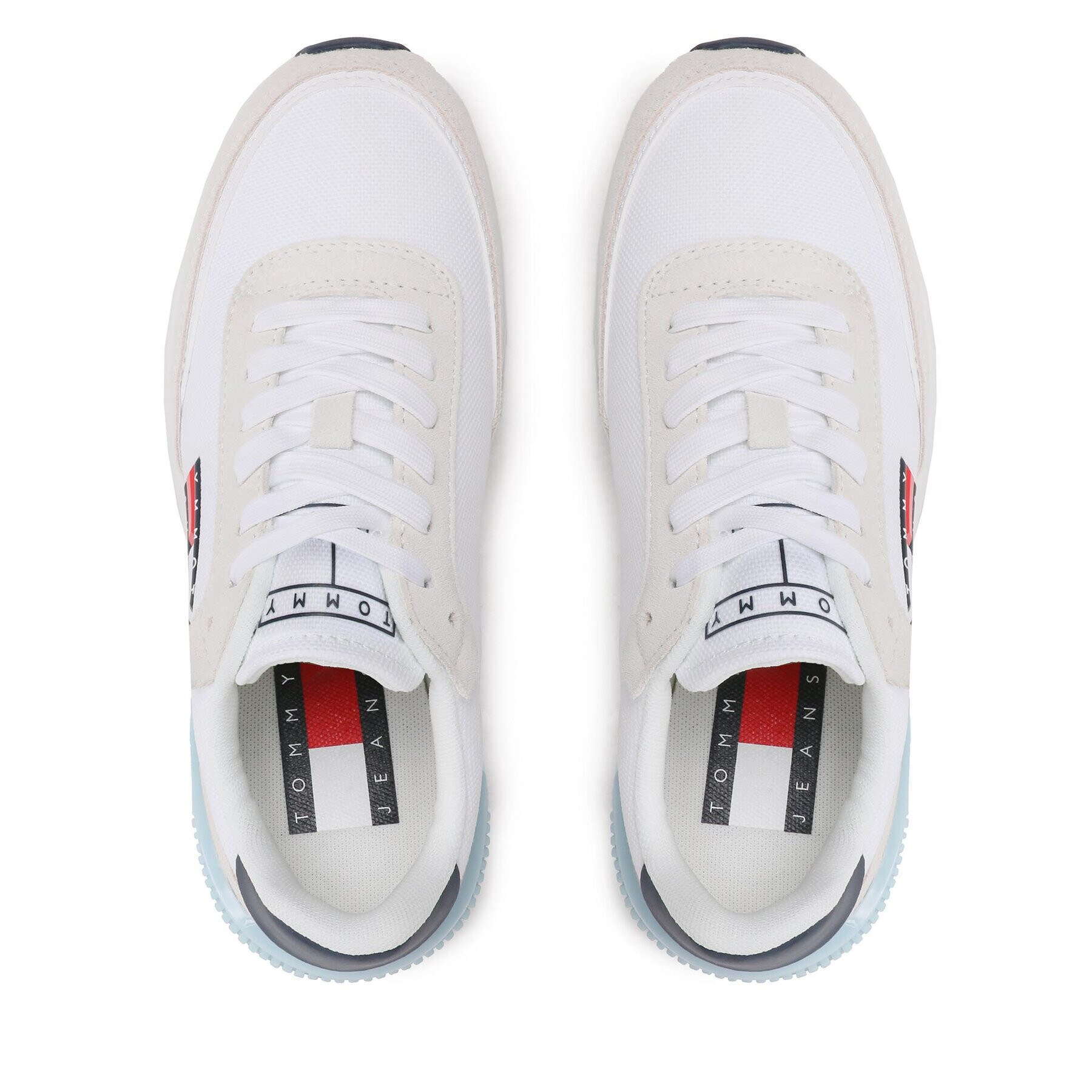 Tommy Jeans Sneakers Wmn Tech Runner EN0EN02028 Alb - Pled.ro