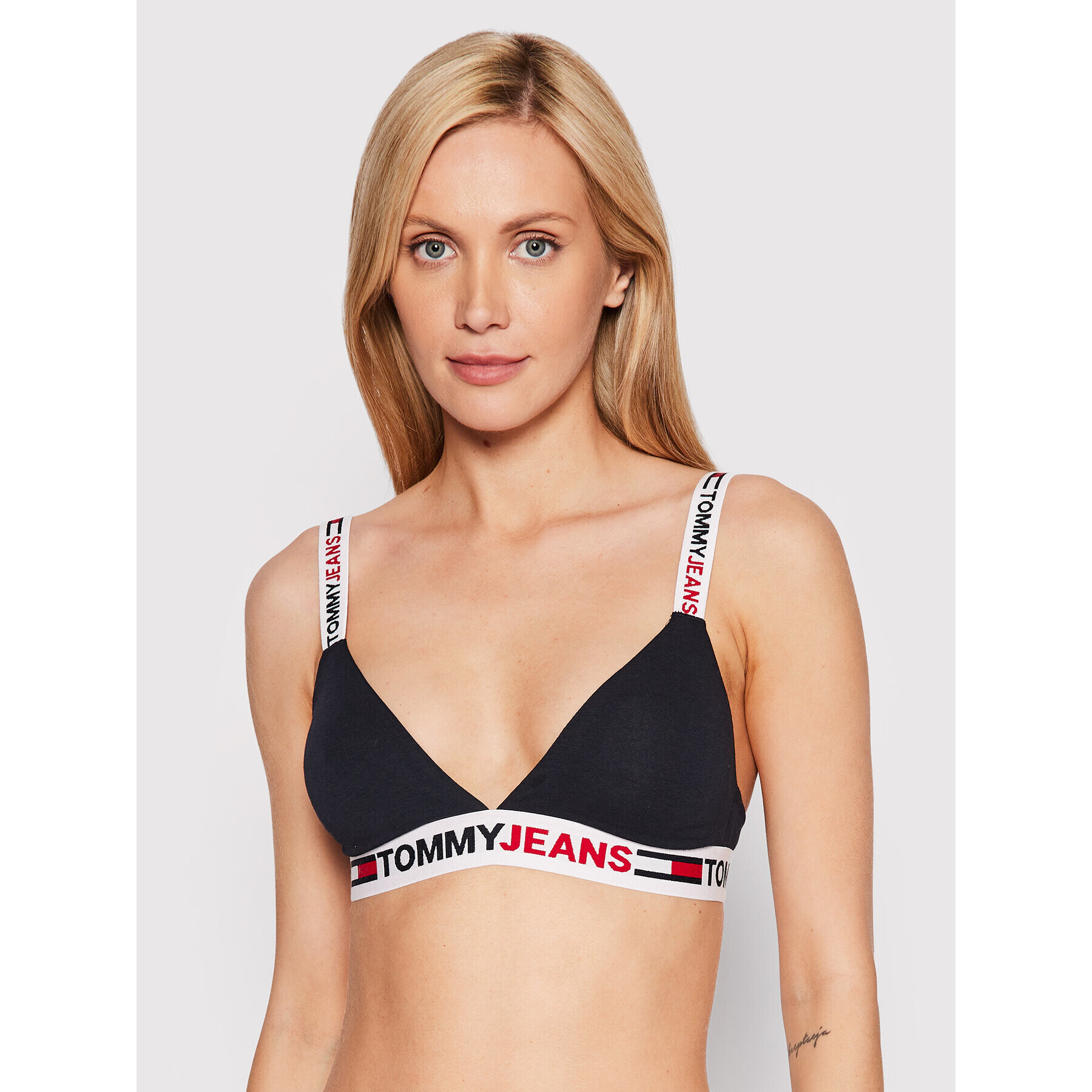 Tommy Jeans Sutien Bralette UW0UW03500 Bleumarin - Pled.ro