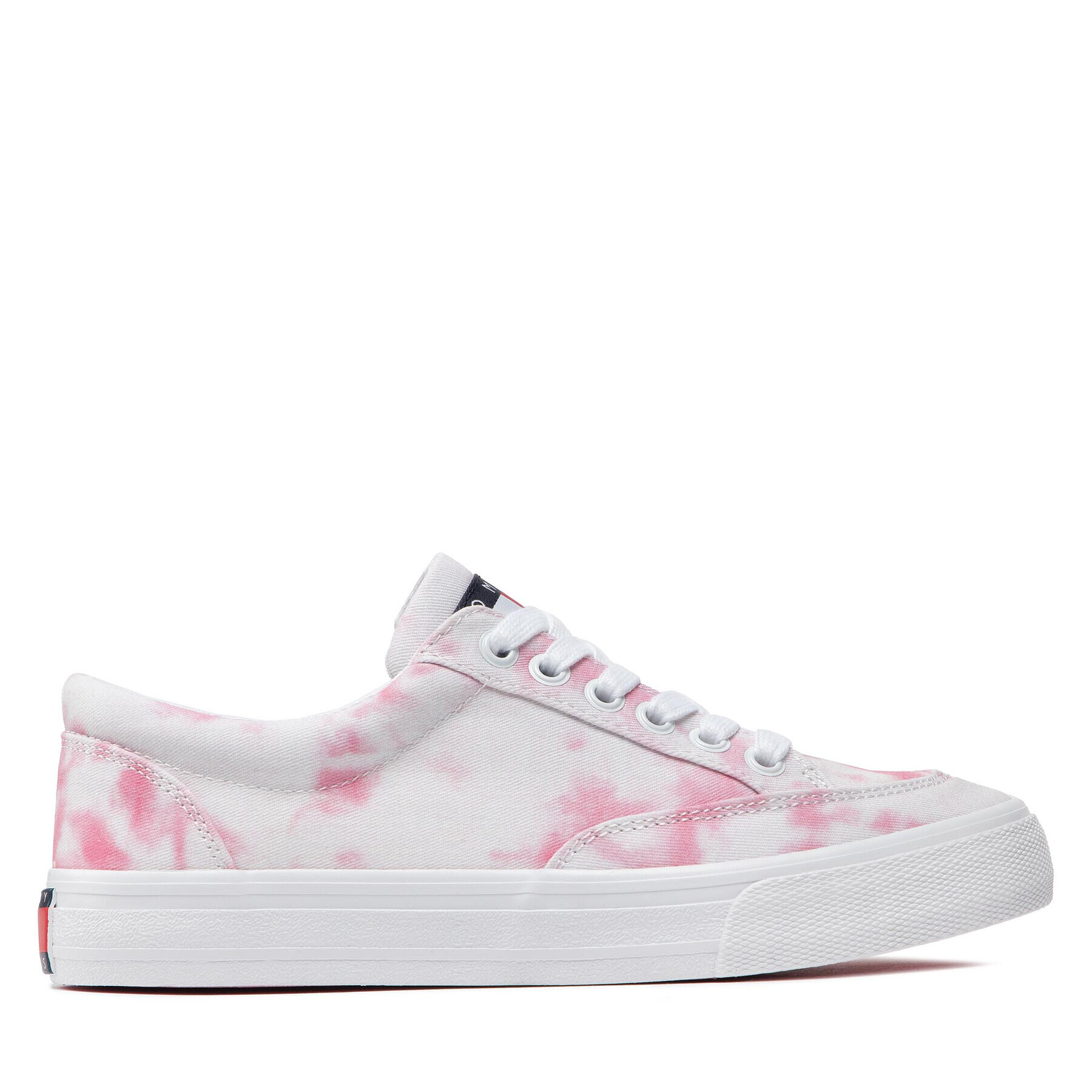 Tommy Jeans Teniși Bloom Print Low Cut EN0EN01872 Alb - Pled.ro