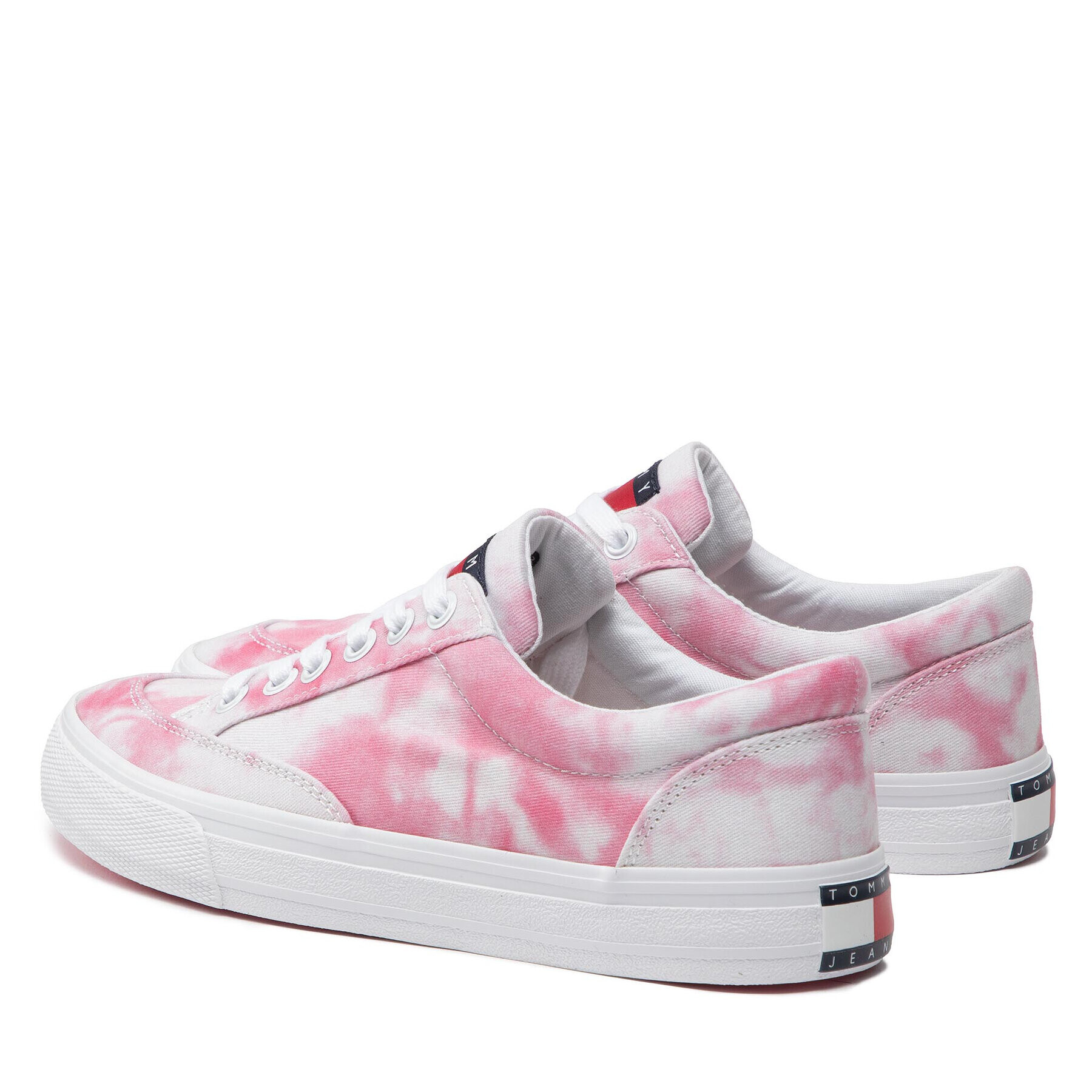 Tommy Jeans Teniși Bloom Print Low Cut EN0EN01872 Alb - Pled.ro