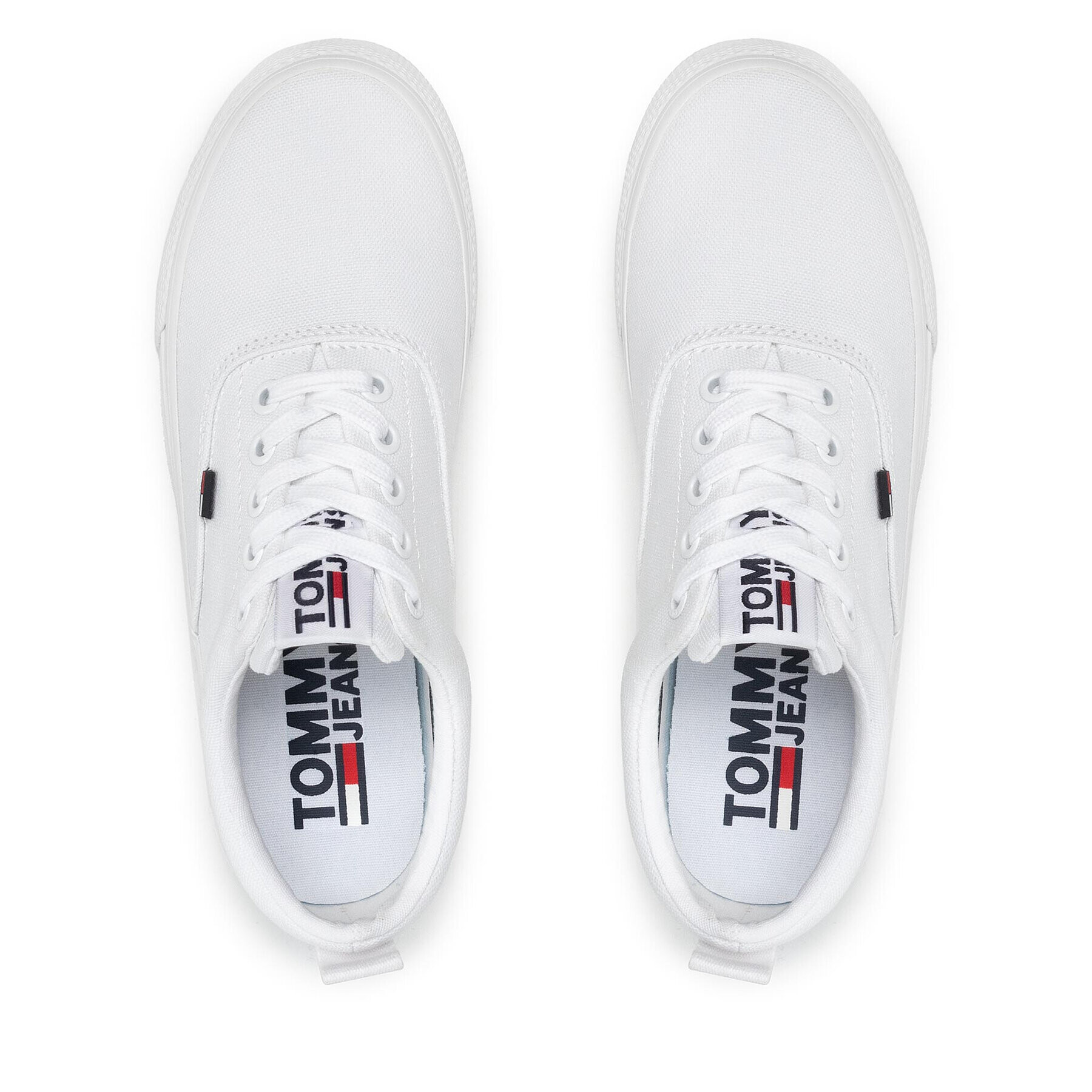 Tommy Jeans Teniși Classic Sneaker EN0EN00986 Alb - Pled.ro